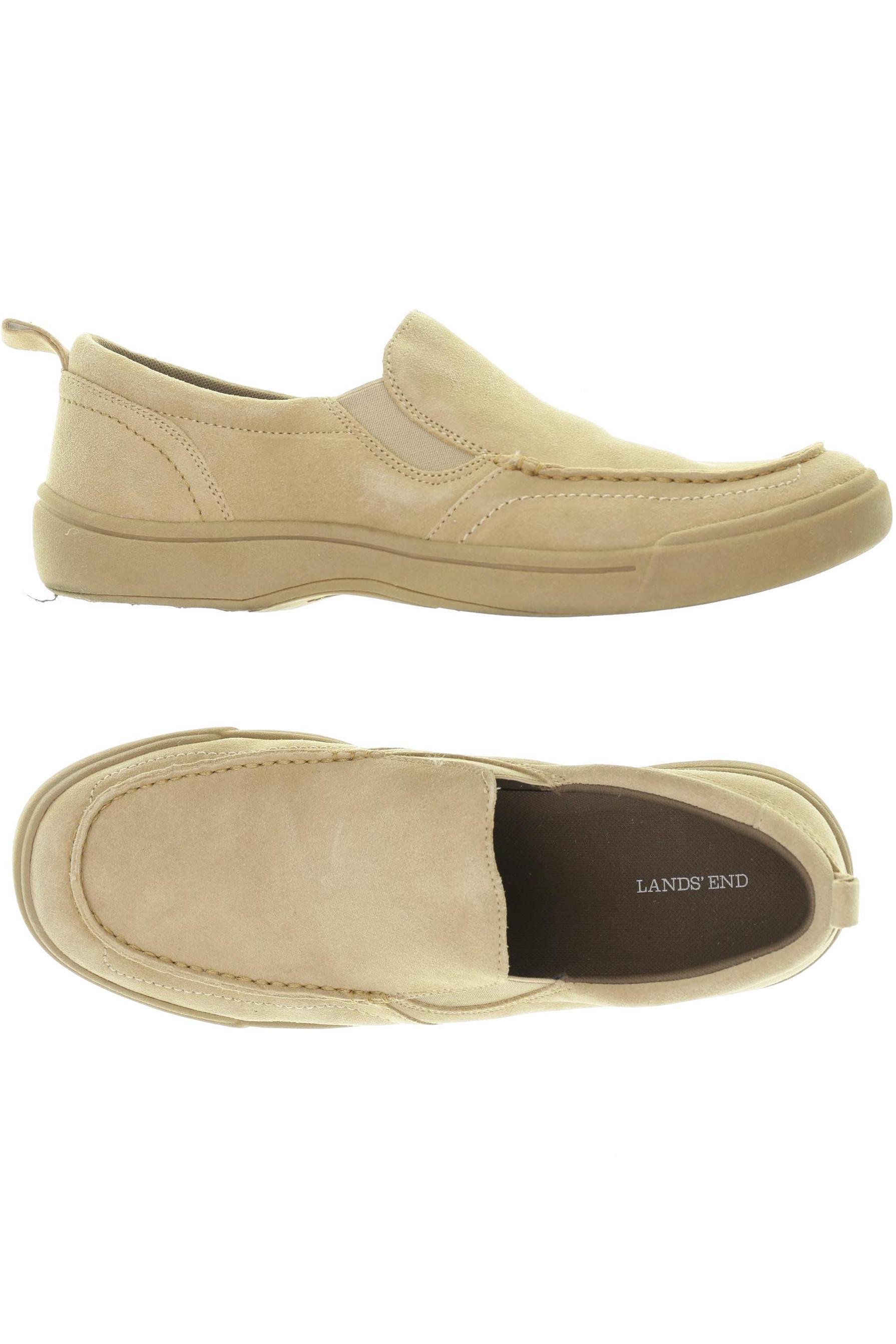 

Lands End Herren Halbschuh, beige, Gr. 43