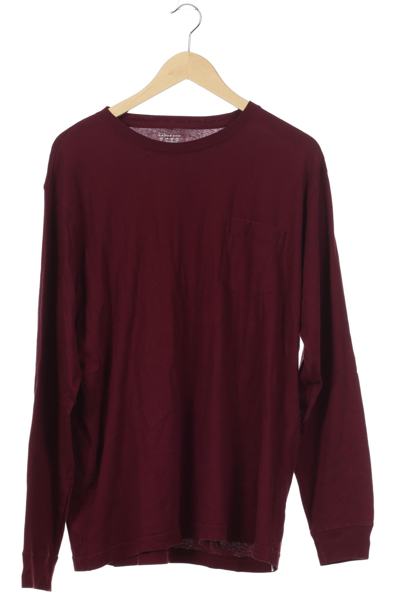 

Lands End Herren Langarmshirt, rot, Gr.