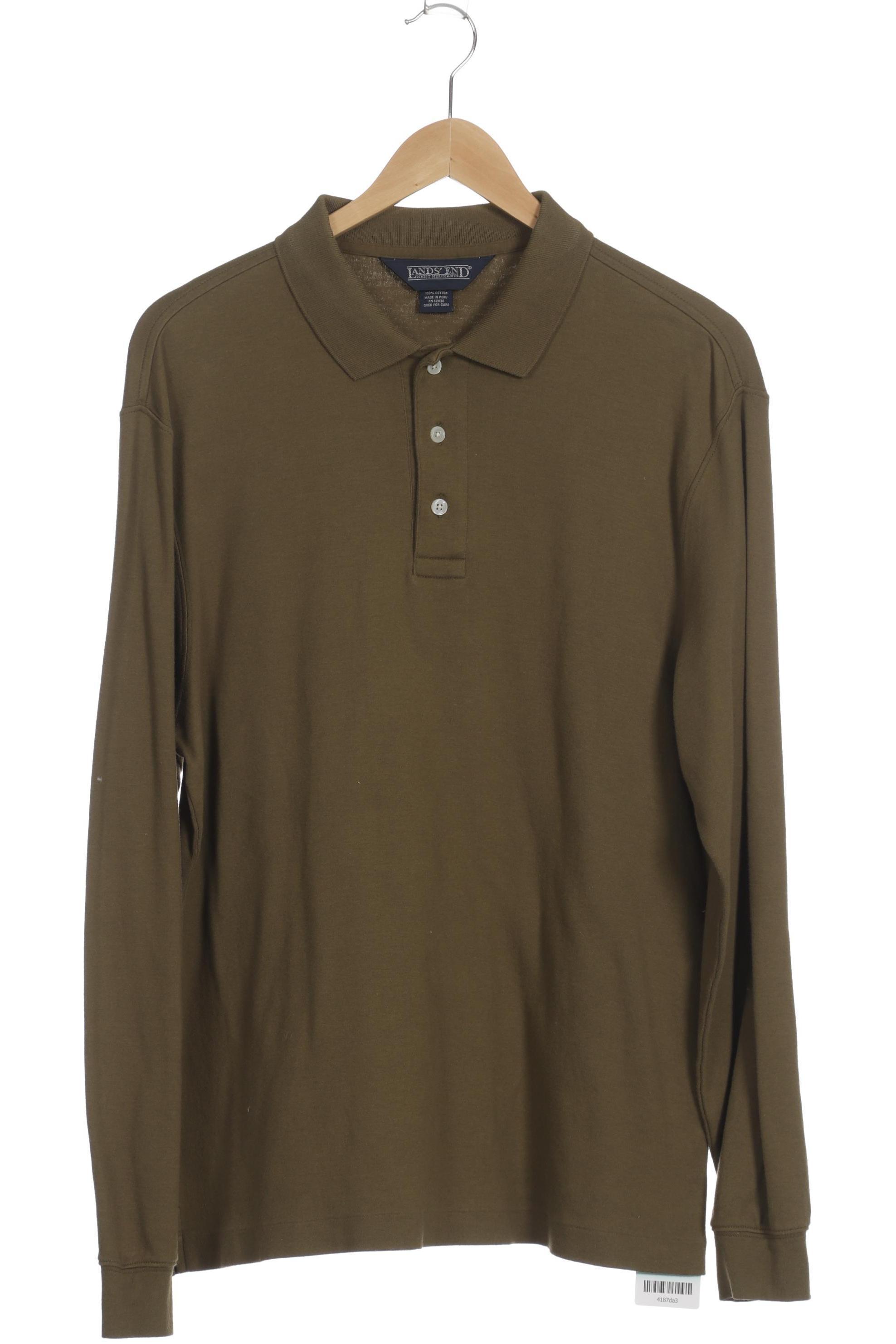 

Lands End Herren Poloshirt, grün, Gr.