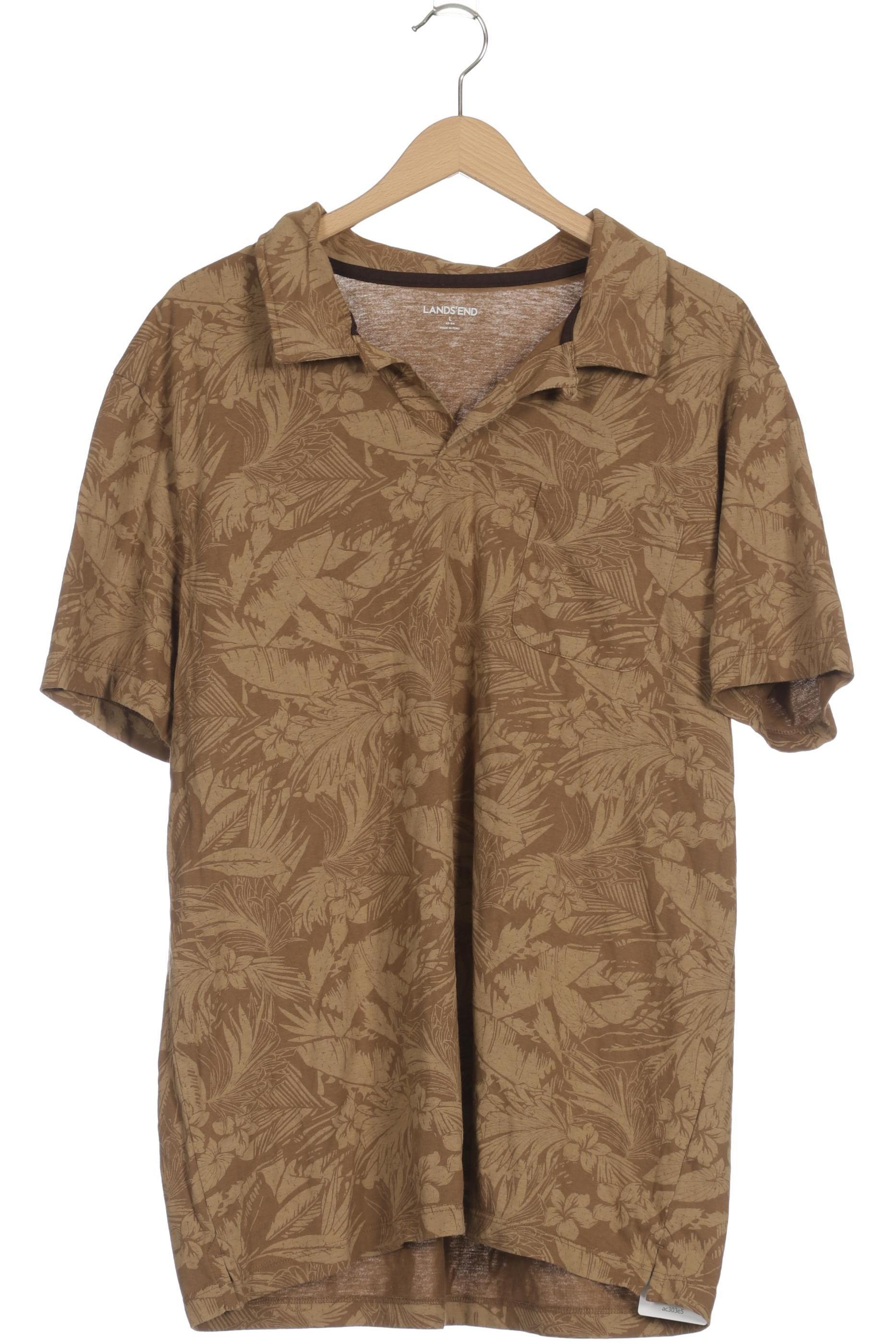 

Lands End Herren Poloshirt, braun, Gr.