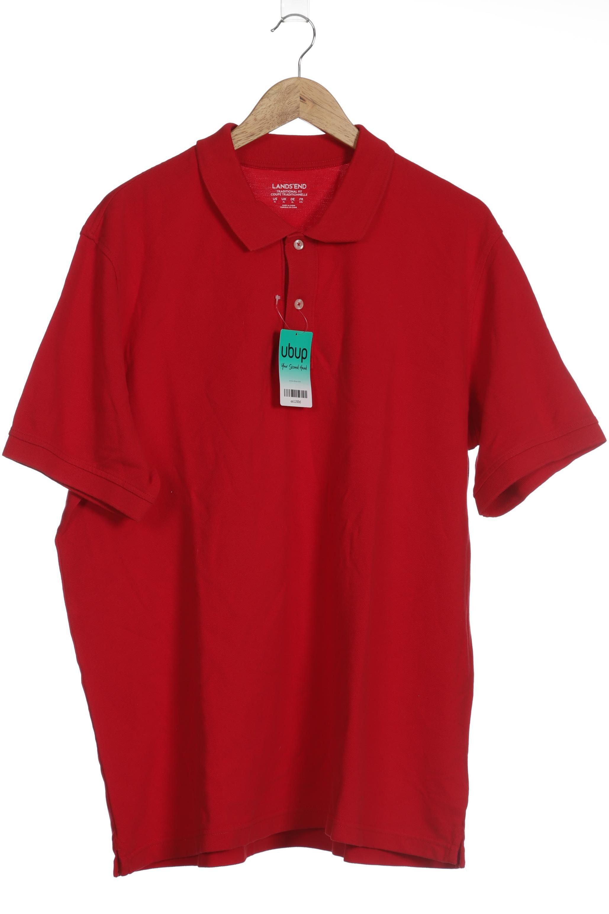 

Lands End Herren Poloshirt, rot, Gr.
