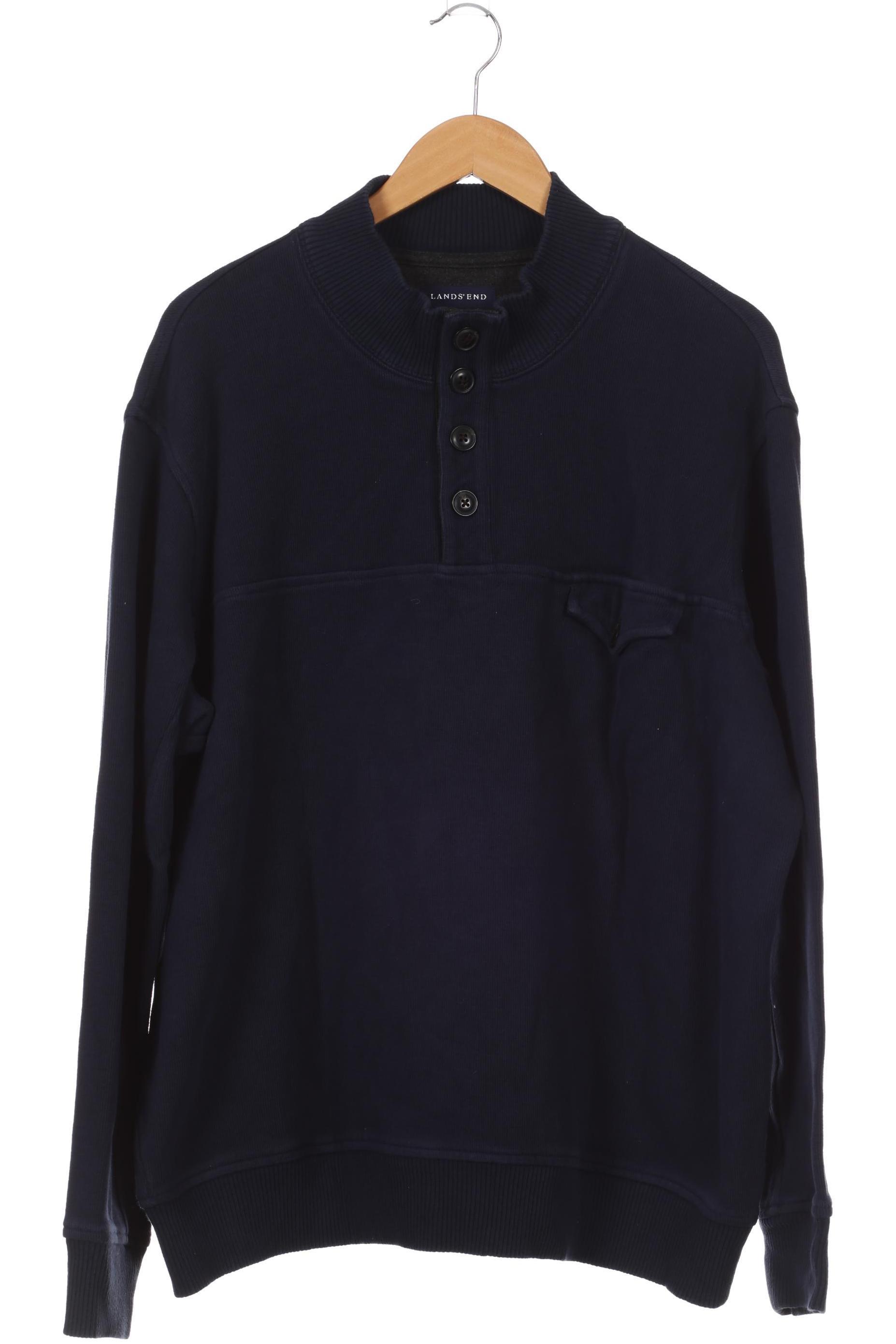 

Lands End Herren Pullover, blau, Gr.