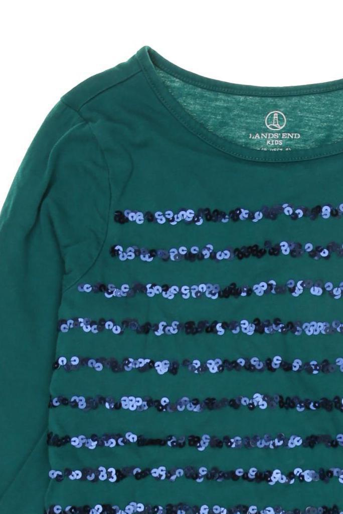 Thumbnail - Lands End Mädchen Langarmshirt, grün, Gr. 128