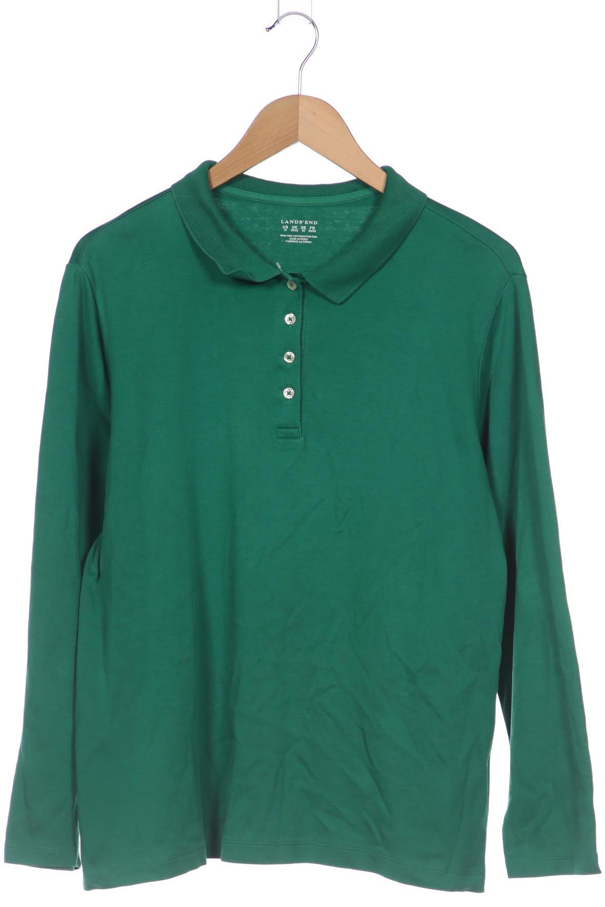 

Lands End Damen Poloshirt, grün, Gr. 50