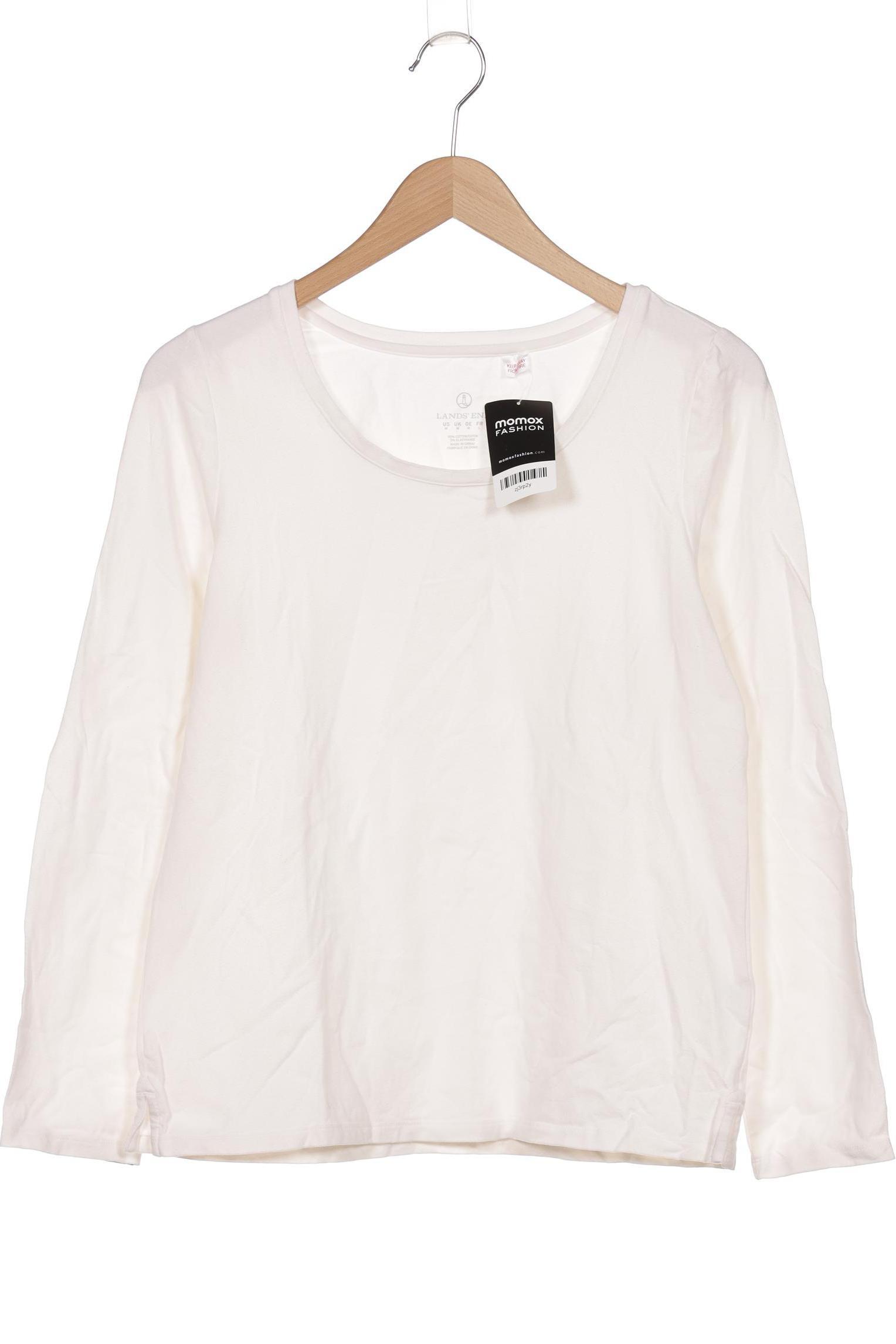 

Lands End Damen Langarmshirt, beige, Gr. 38