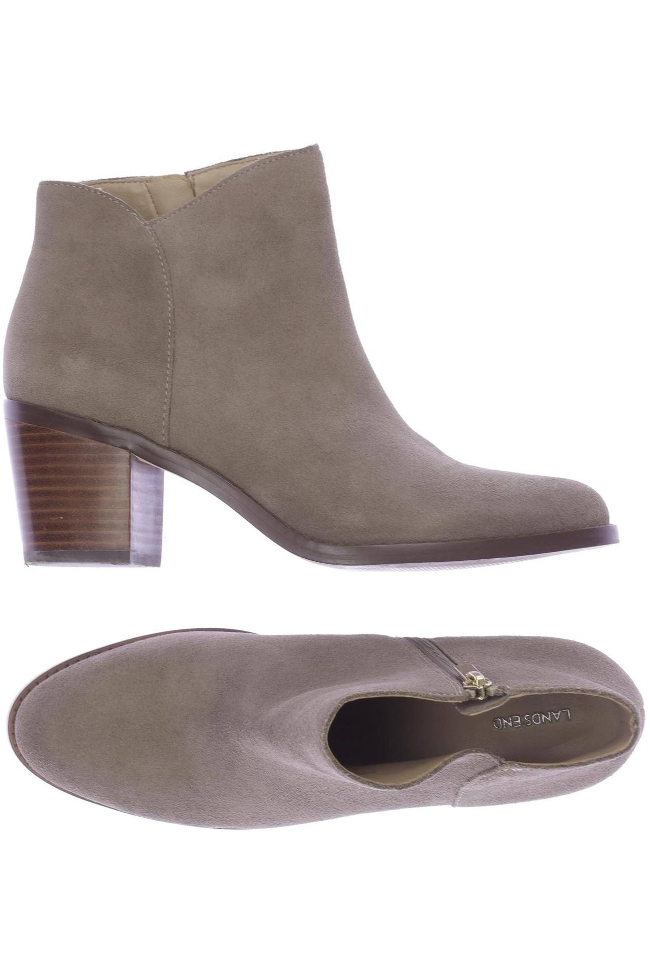 

Lands End Damen Stiefelette, beige, Gr. 41.5