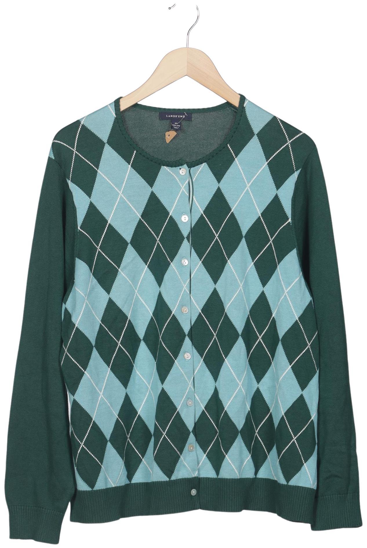

Lands End Damen Strickjacke, mehrfarbig, Gr. 24