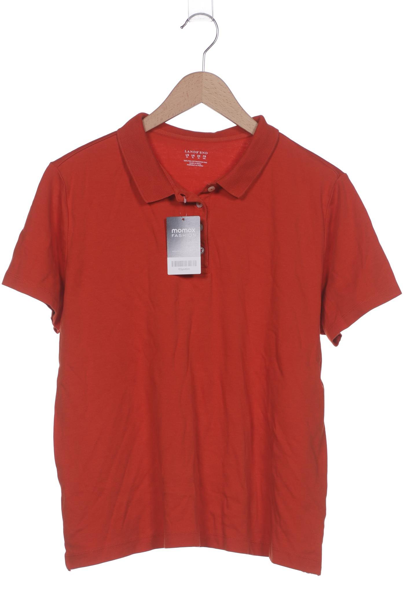 

Lands End Damen Poloshirt, orange, Gr. 44