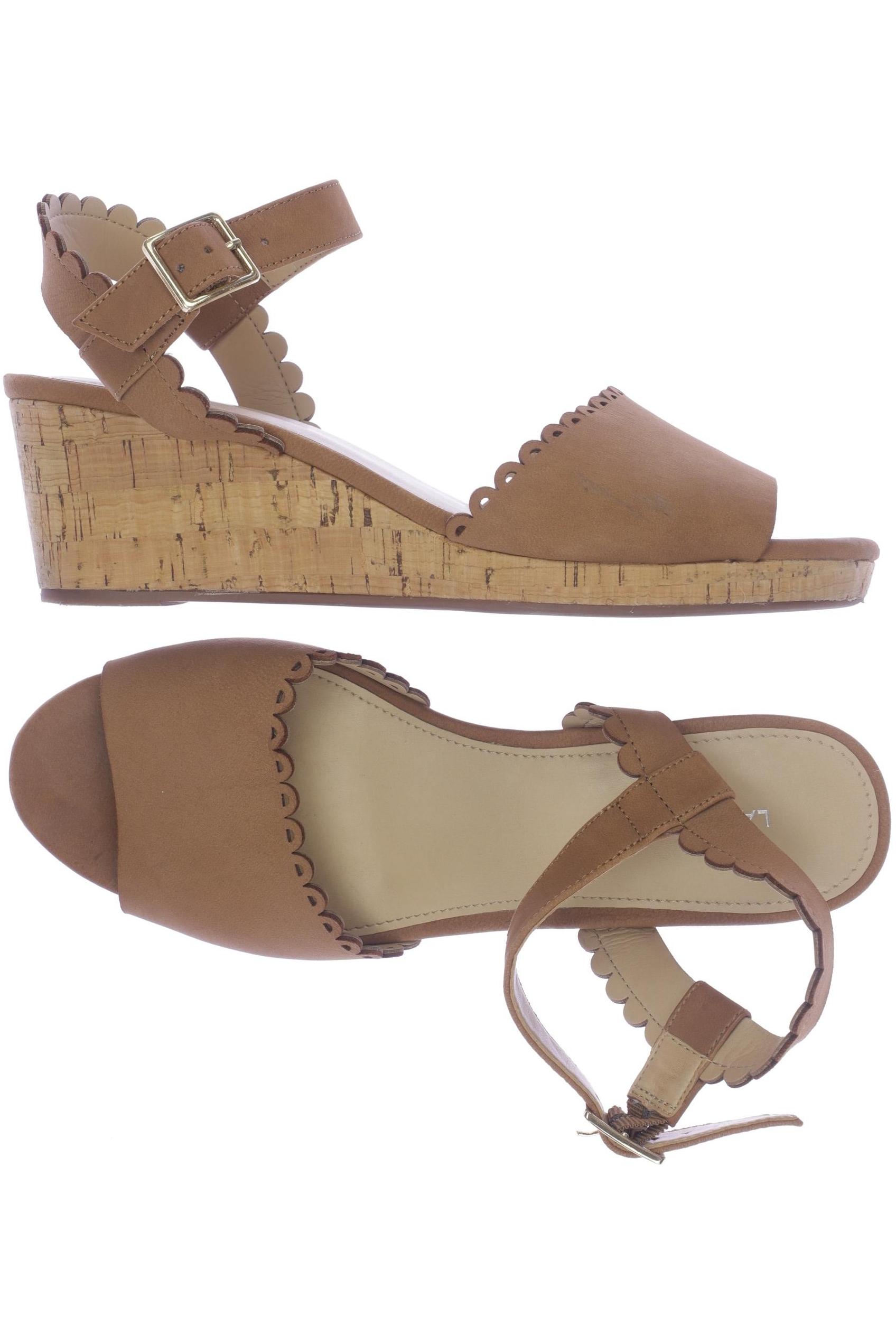 

Lands End Damen Sandale, braun, Gr. 39