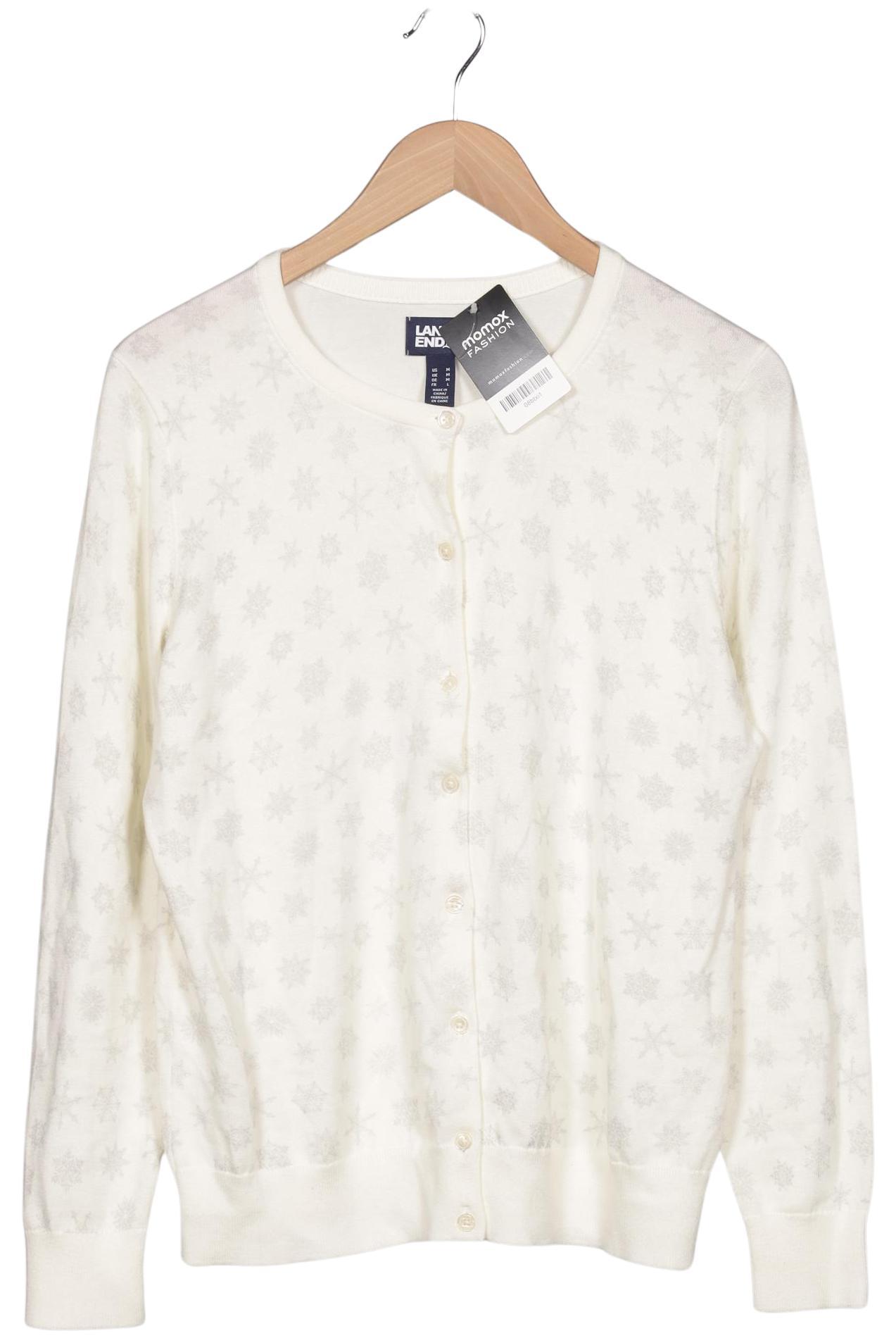 

Lands End Damen Strickjacke, cremeweiß, Gr. 38