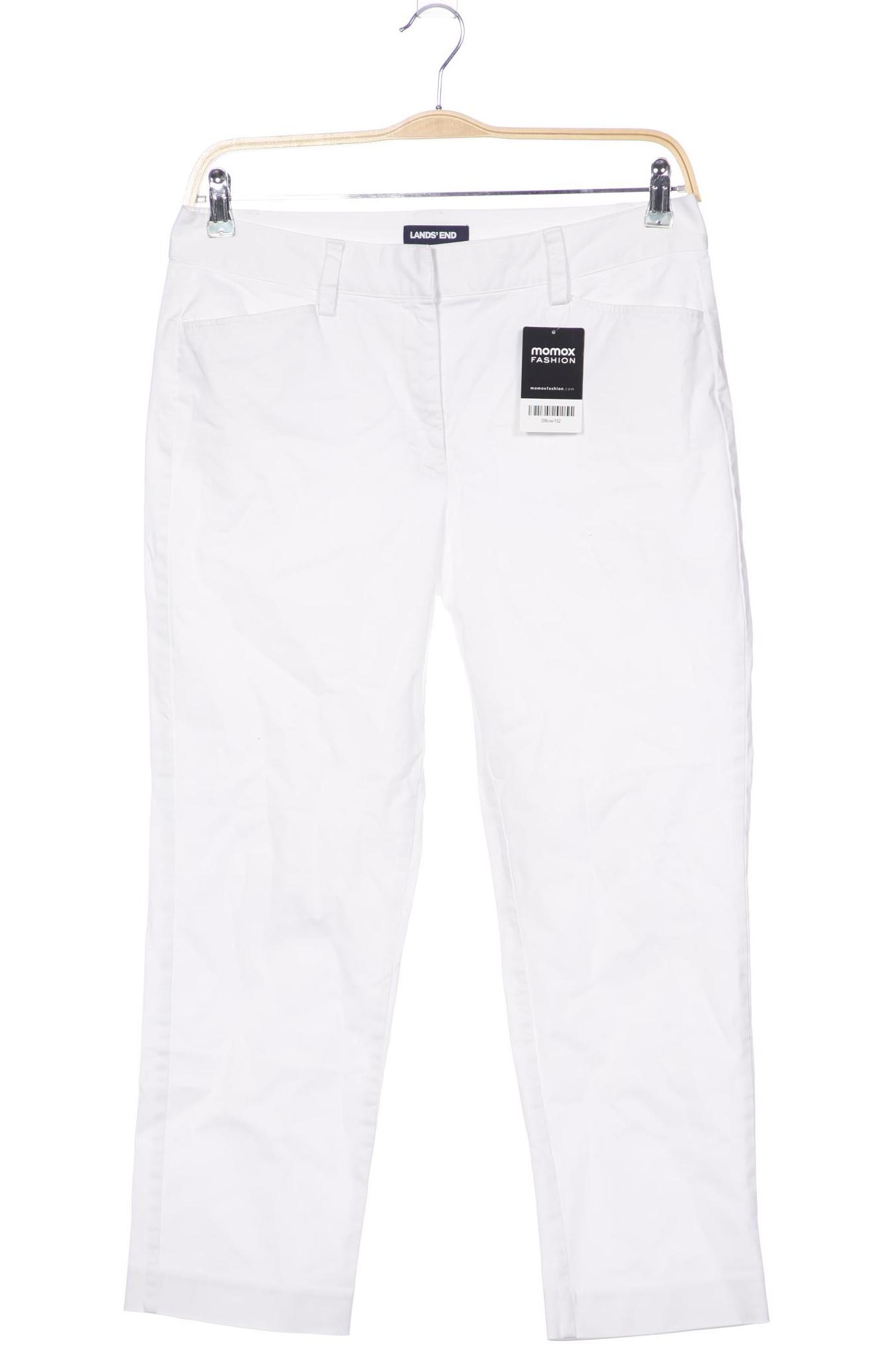 

Lands End Damen Stoffhose, weiß, Gr. 40