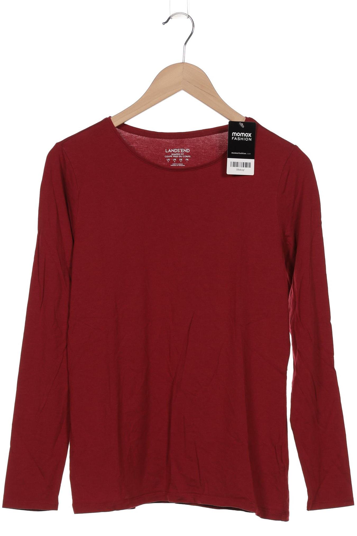 

Lands End Damen Langarmshirt, rot, Gr. 38