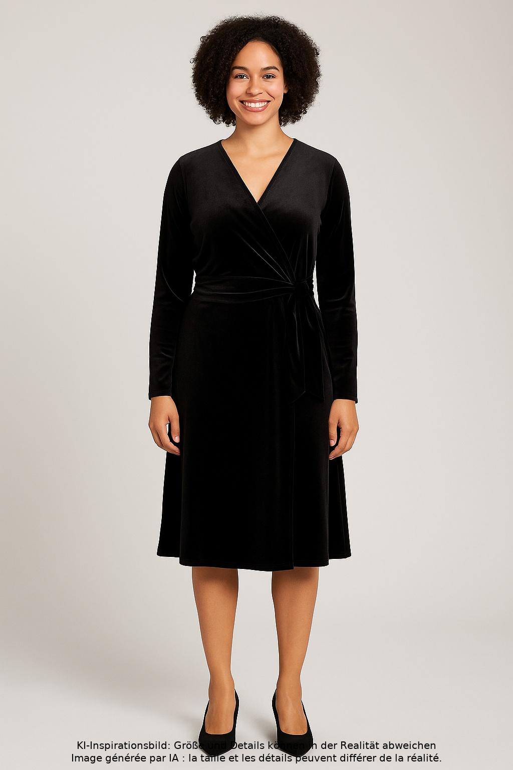 

Lands End Damen Kleid, schwarz, Gr. 36