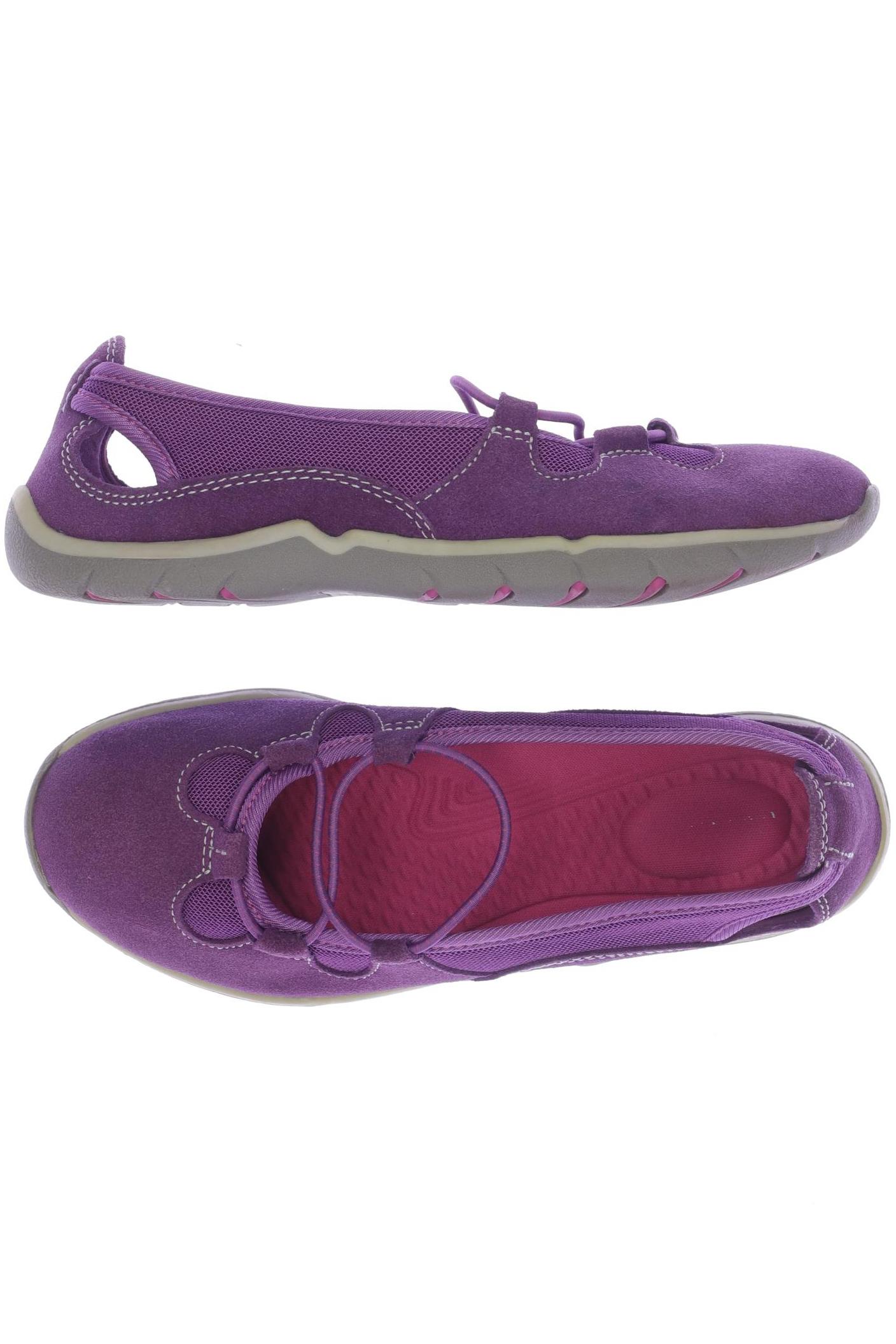 

Lands End Damen Ballerinas, flieder, Gr. 37.5