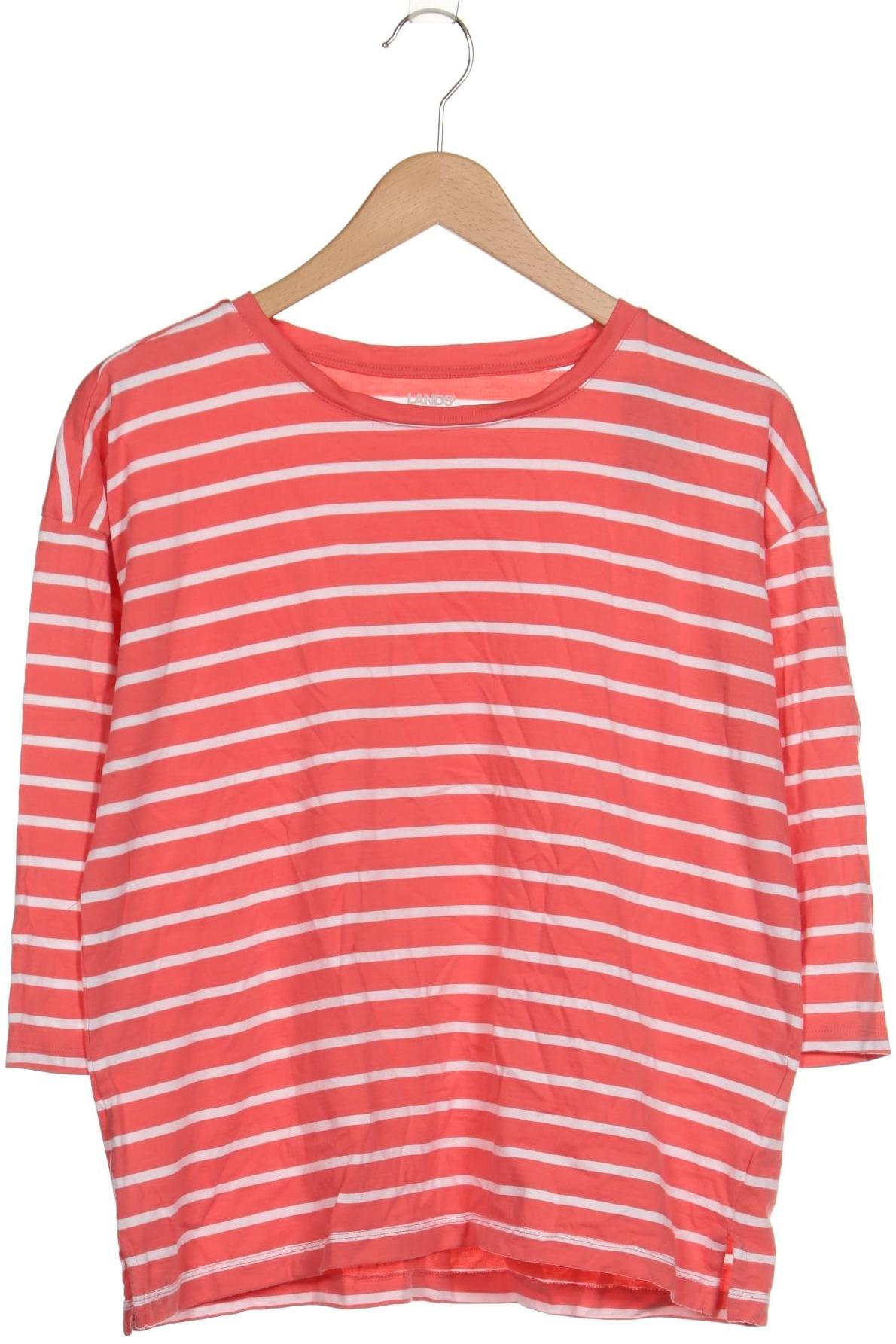 

Lands End Damen Langarmshirt, orange, Gr. 38
