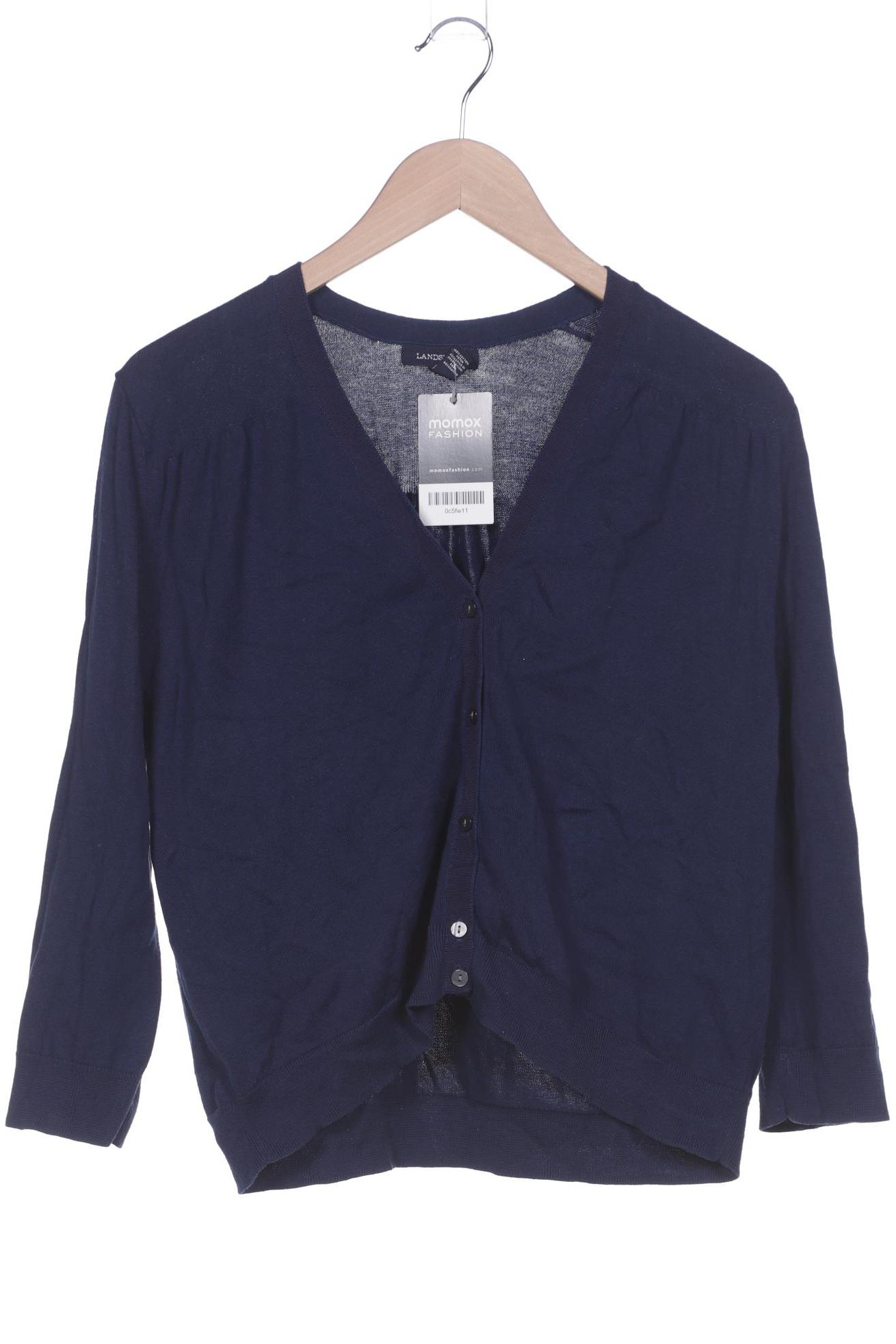 

Lands End Damen Strickjacke, marineblau, Gr. 44