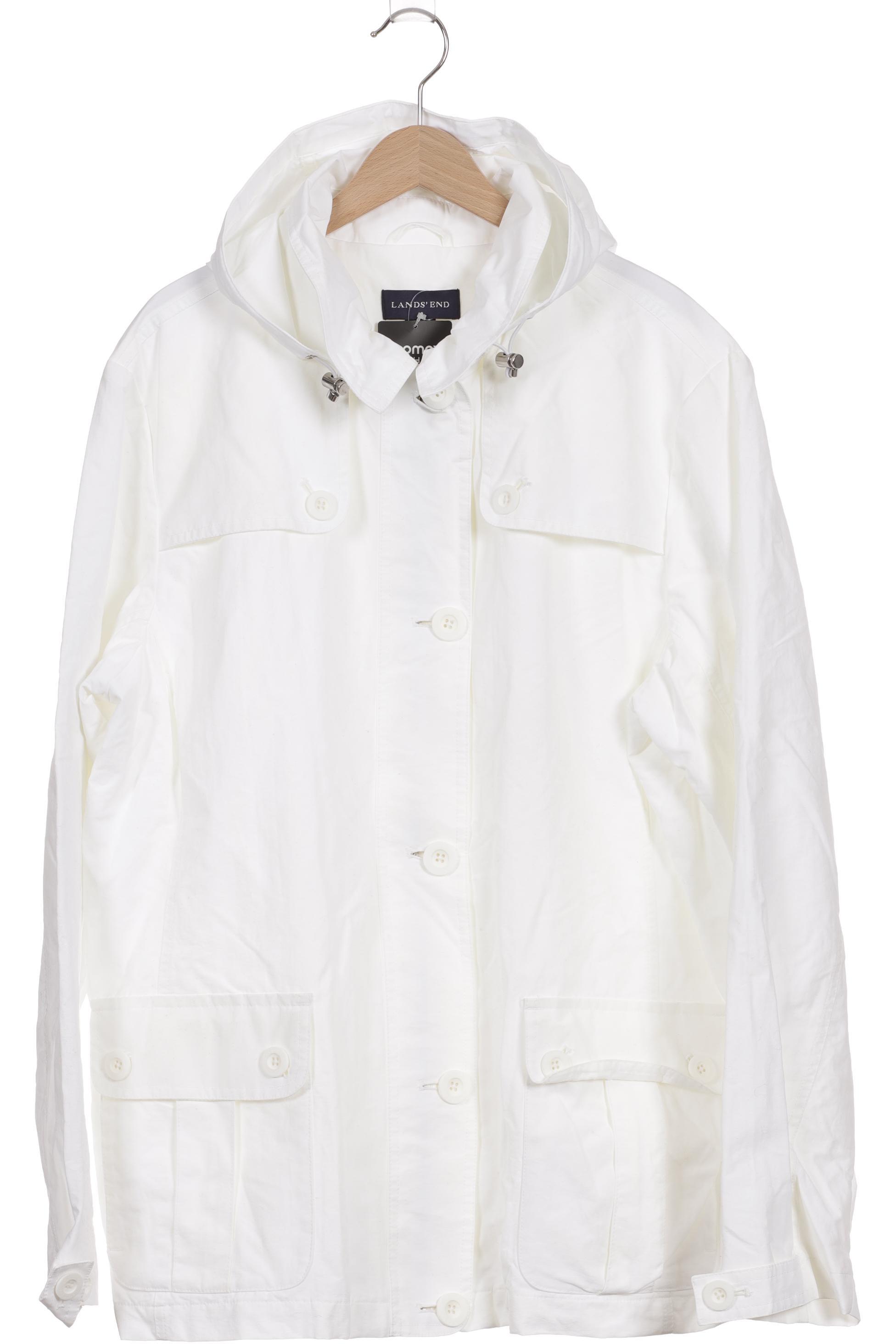 

Lands End Damen Jacke, weiß, Gr. 42