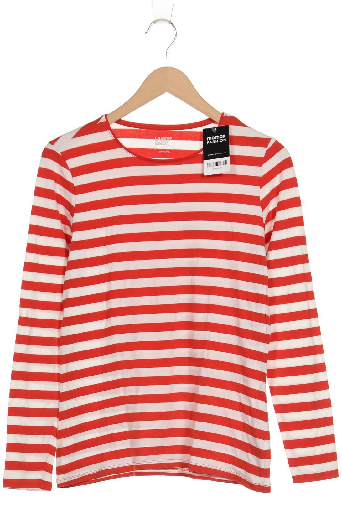 

Lands End Damen Langarmshirt, rot, Gr. 38