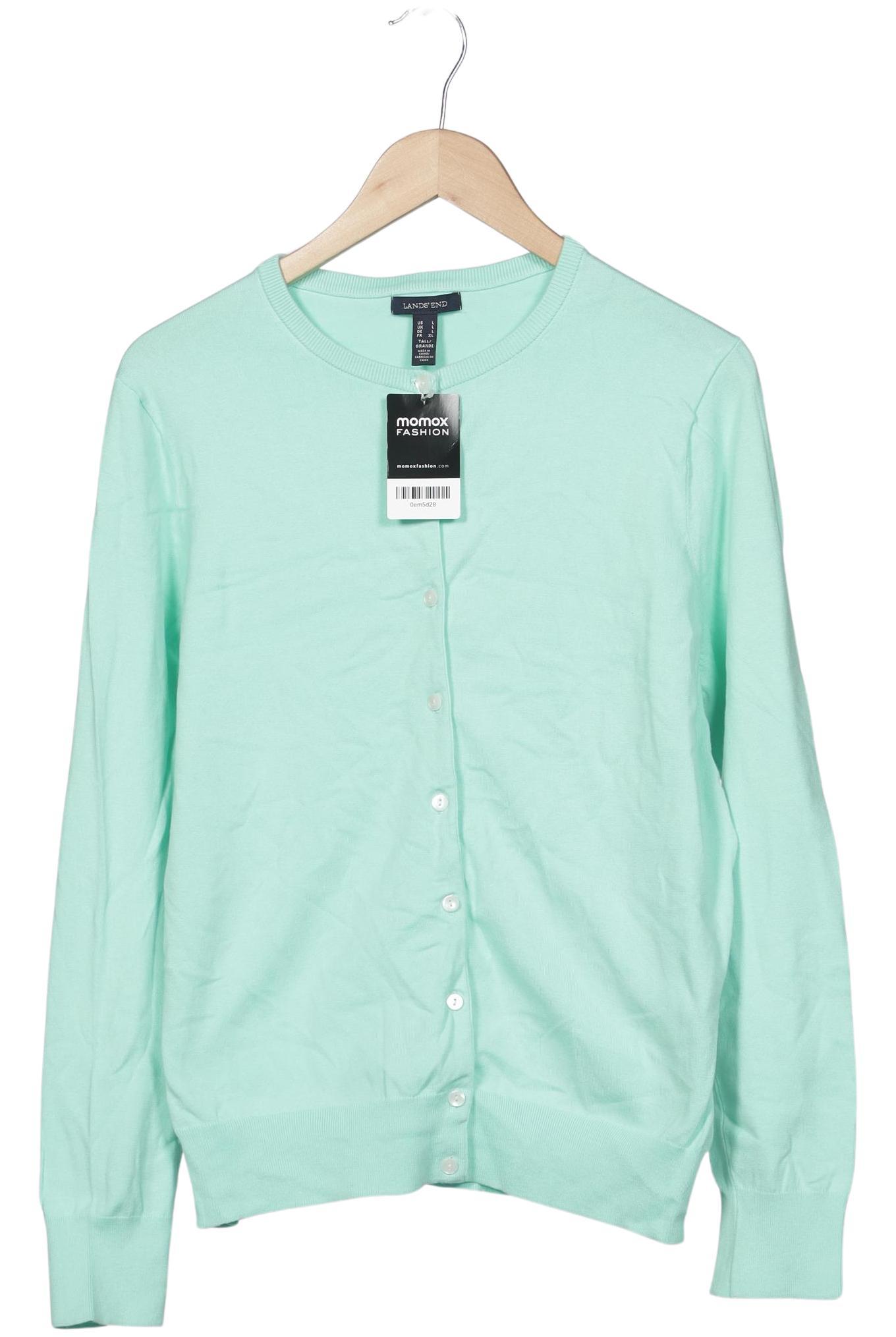 

Lands End Damen Strickjacke, hellgrün, Gr. 42