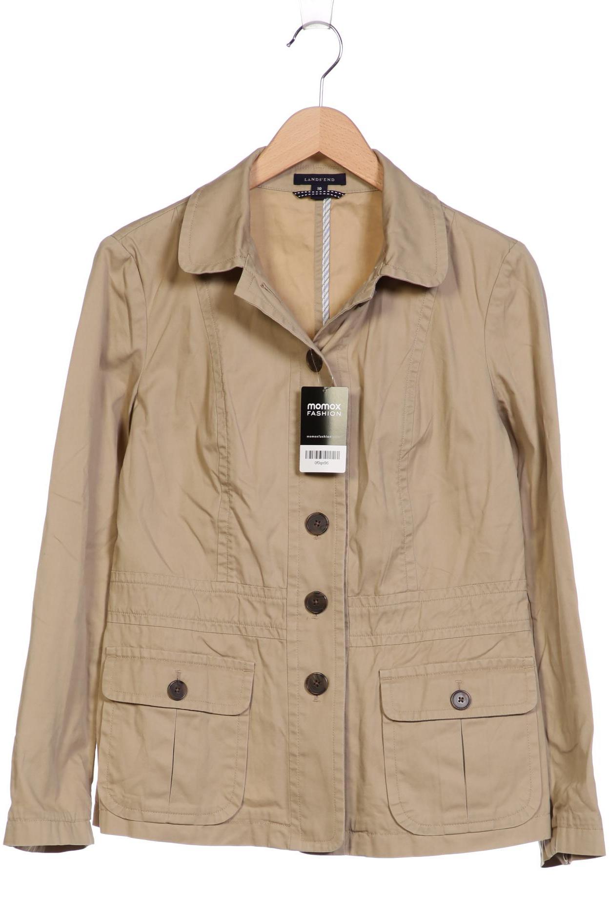 

Lands End Damen Jacke, beige, Gr. 10