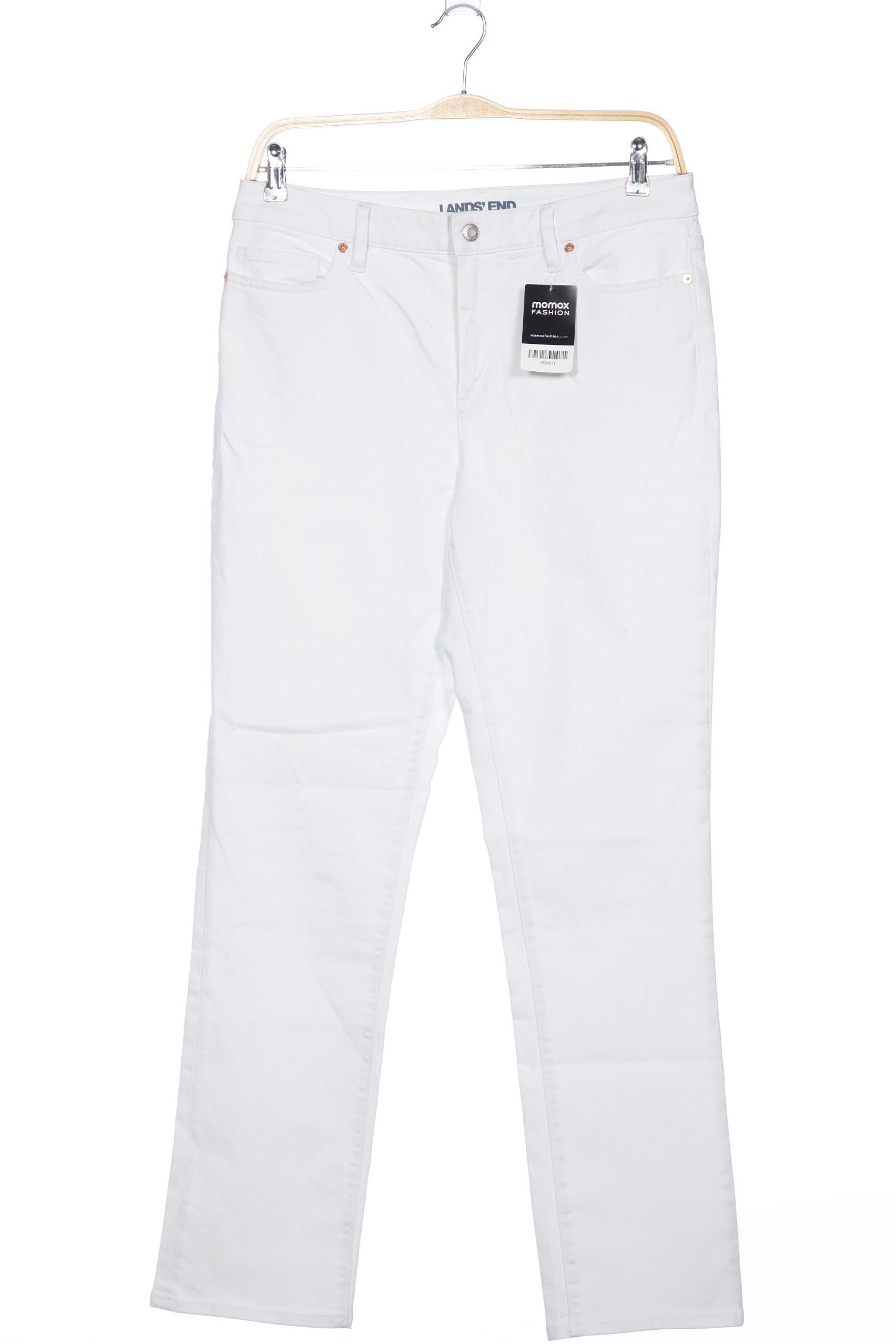 

Lands End Damen Jeans, weiß, Gr. 44