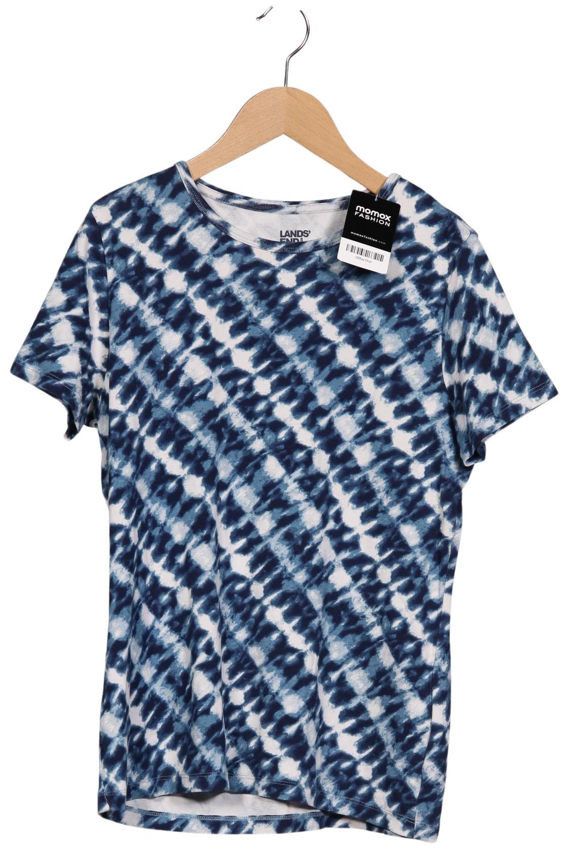 

Lands End Damen T-Shirt, blau, Gr. 38
