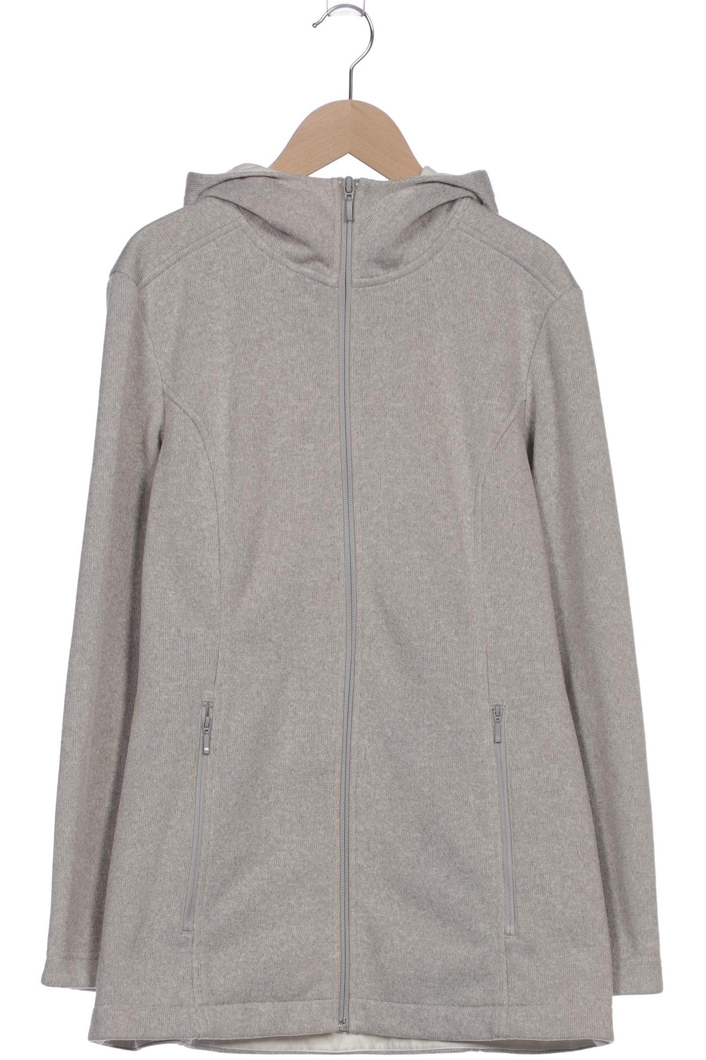 

Lands End Damen Kapuzenpullover, grau, Gr. 36