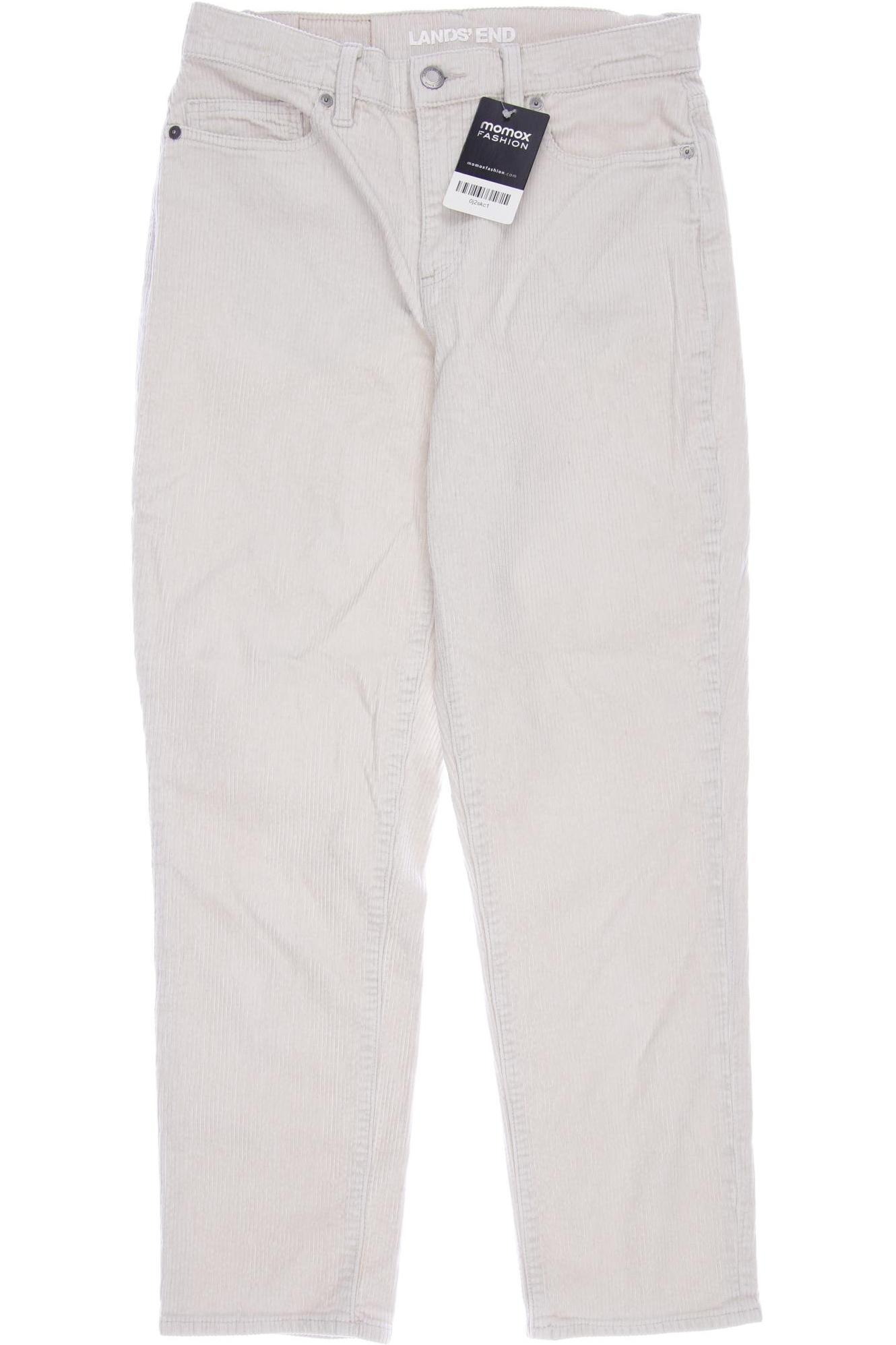

Lands End Damen Stoffhose, cremeweiß