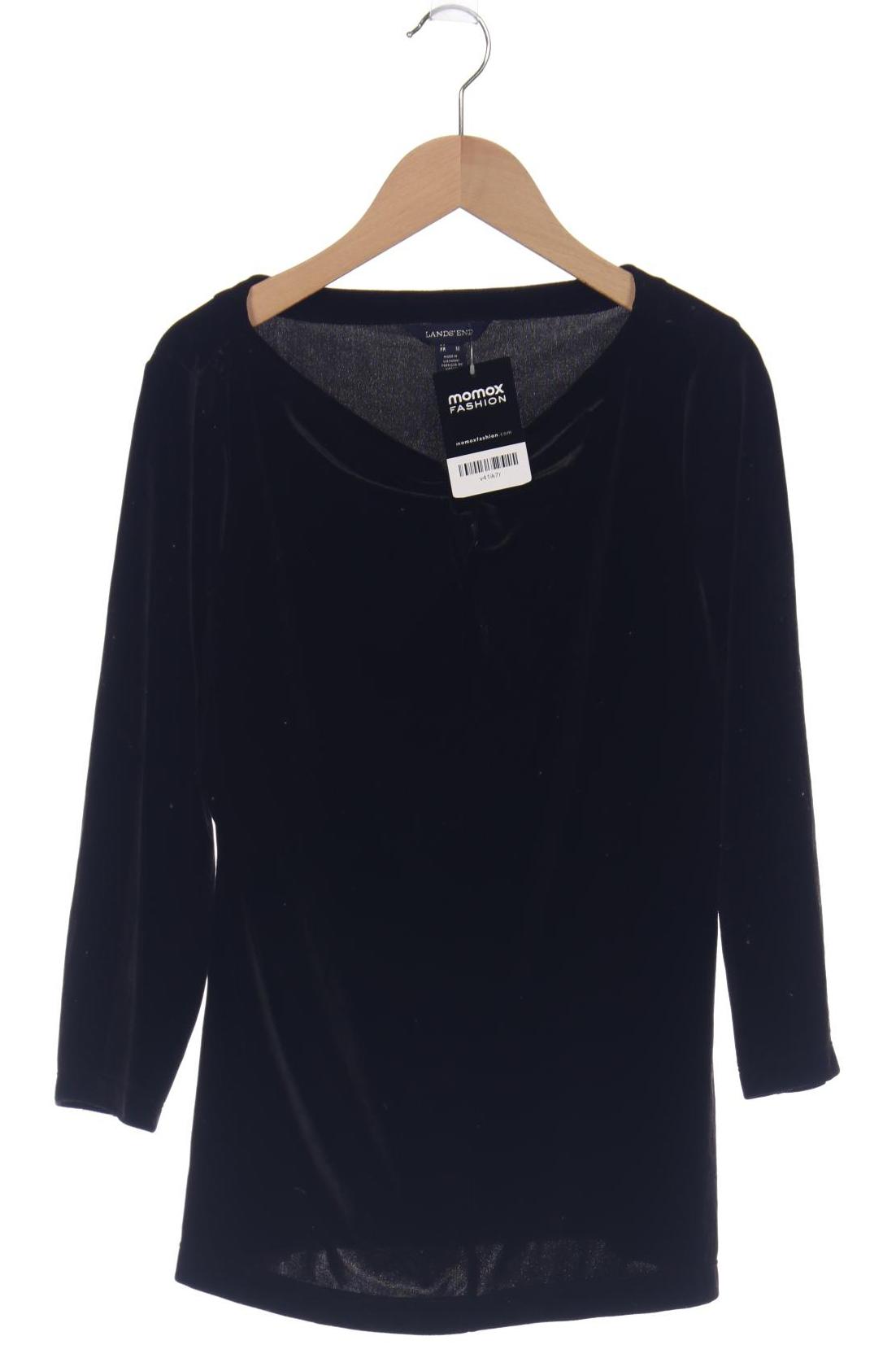 

Lands End Damen Langarmshirt, schwarz, Gr. 36