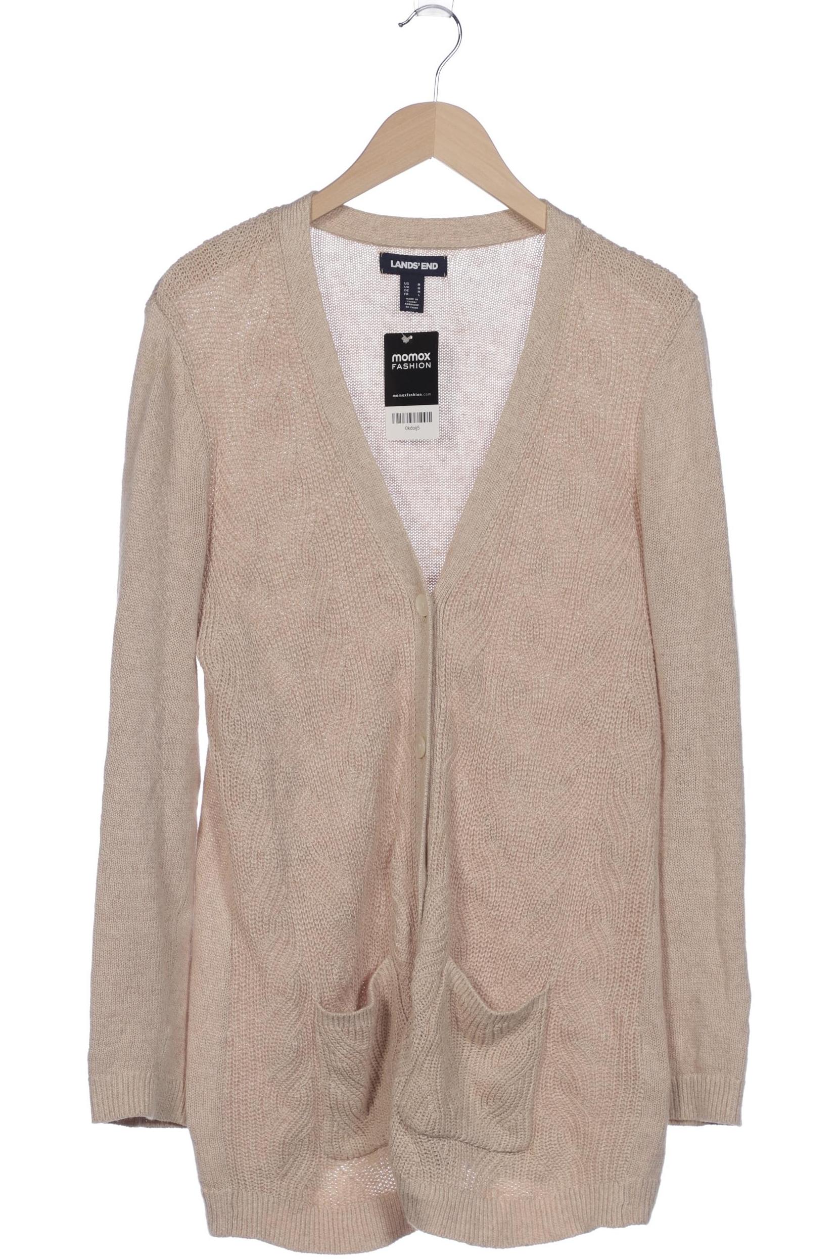 

Lands End Damen Strickjacke, beige, Gr. 38