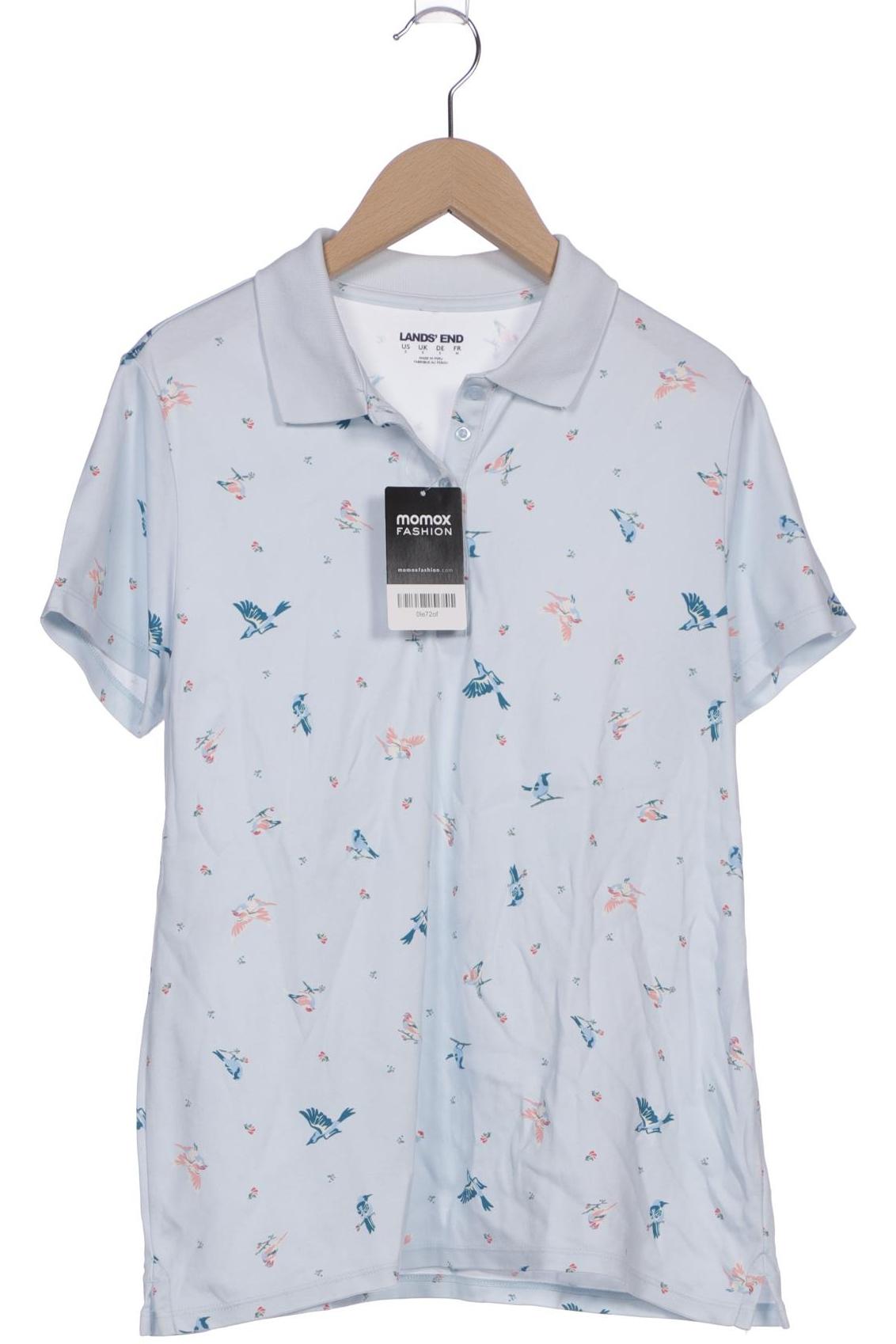 

Lands End Damen Poloshirt, hellblau, Gr. 36
