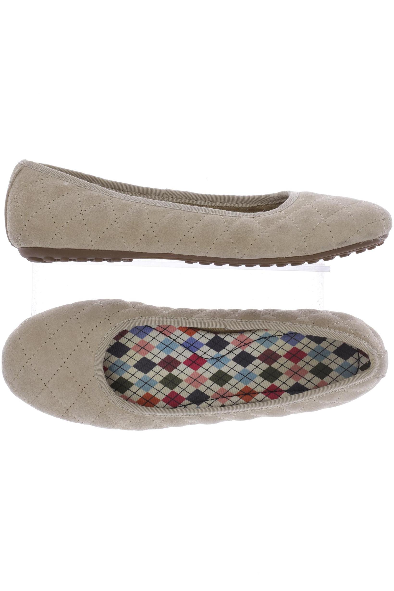 

Lands End Damen Ballerinas, beige
