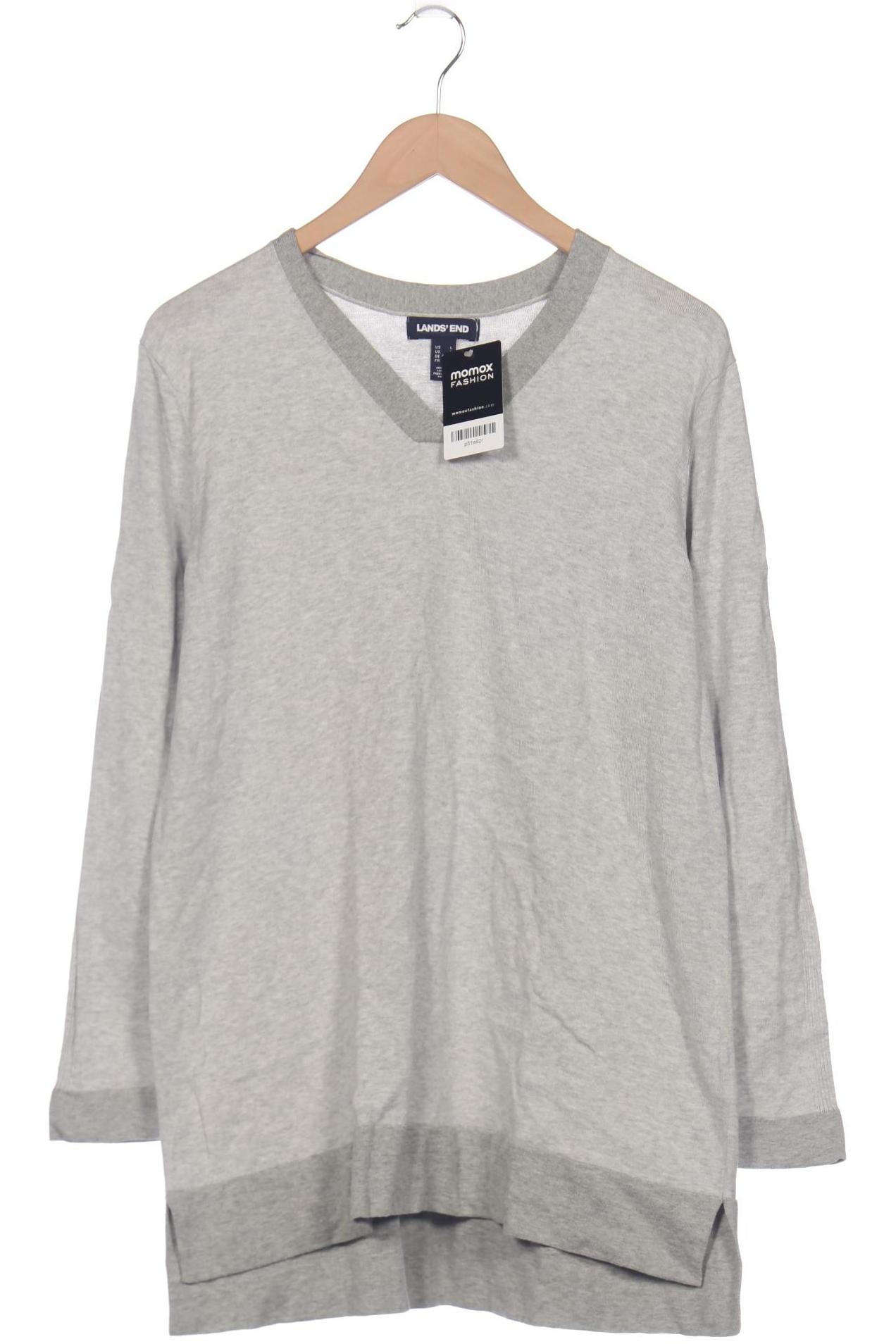 

Lands End Damen Pullover, grau, Gr. 42
