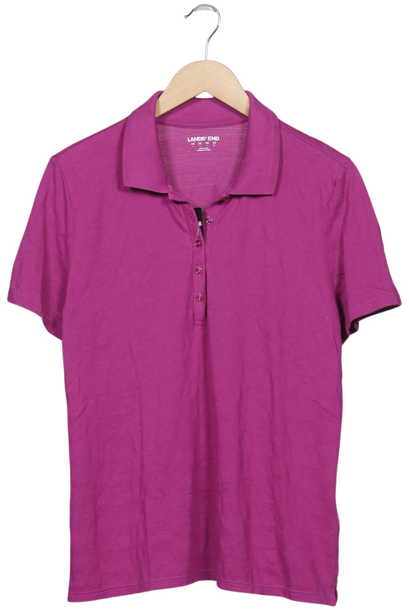 

Lands End Damen Poloshirt, flieder, Gr. 42