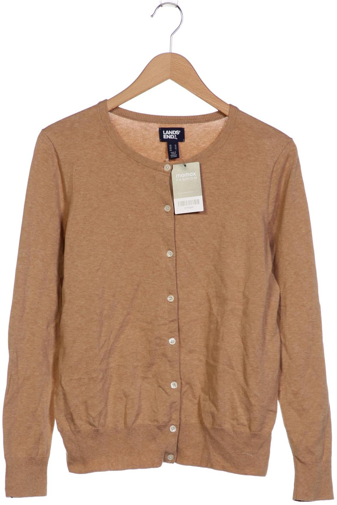 

Lands End Damen Strickjacke, beige, Gr. 38