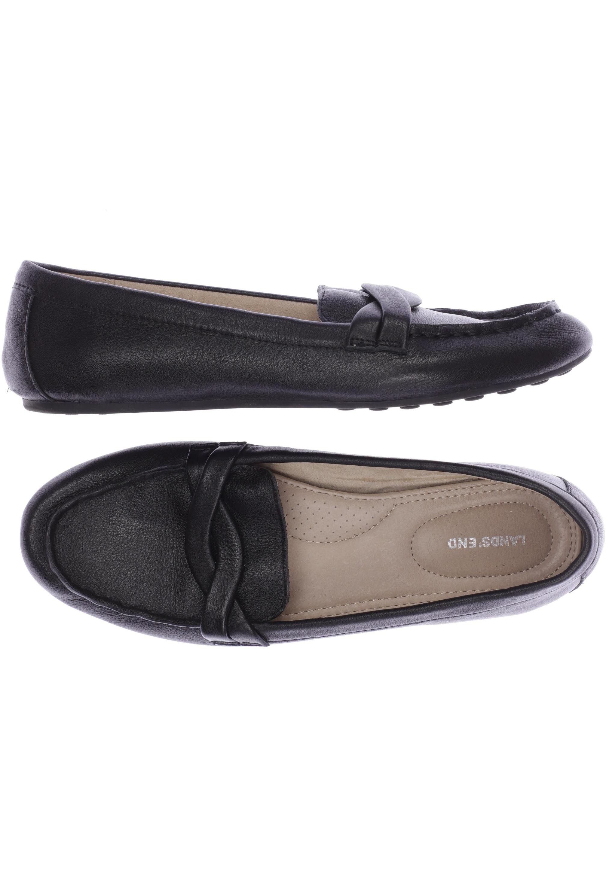

Lands End Damen Halbschuh, schwarz, Gr. 38