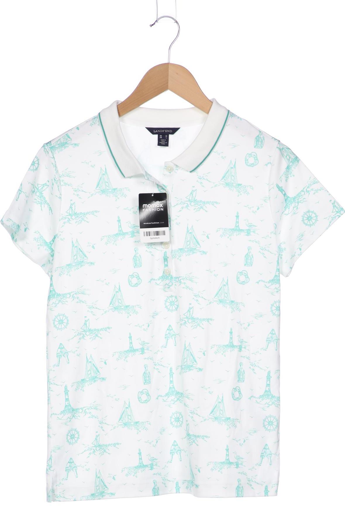 

Lands End Damen Poloshirt, weiß, Gr. 38