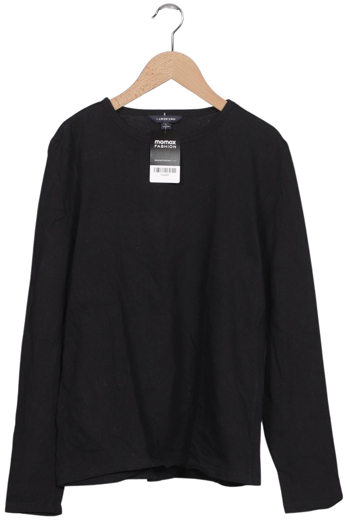 

Lands End Damen Langarmshirt, schwarz, Gr. 38