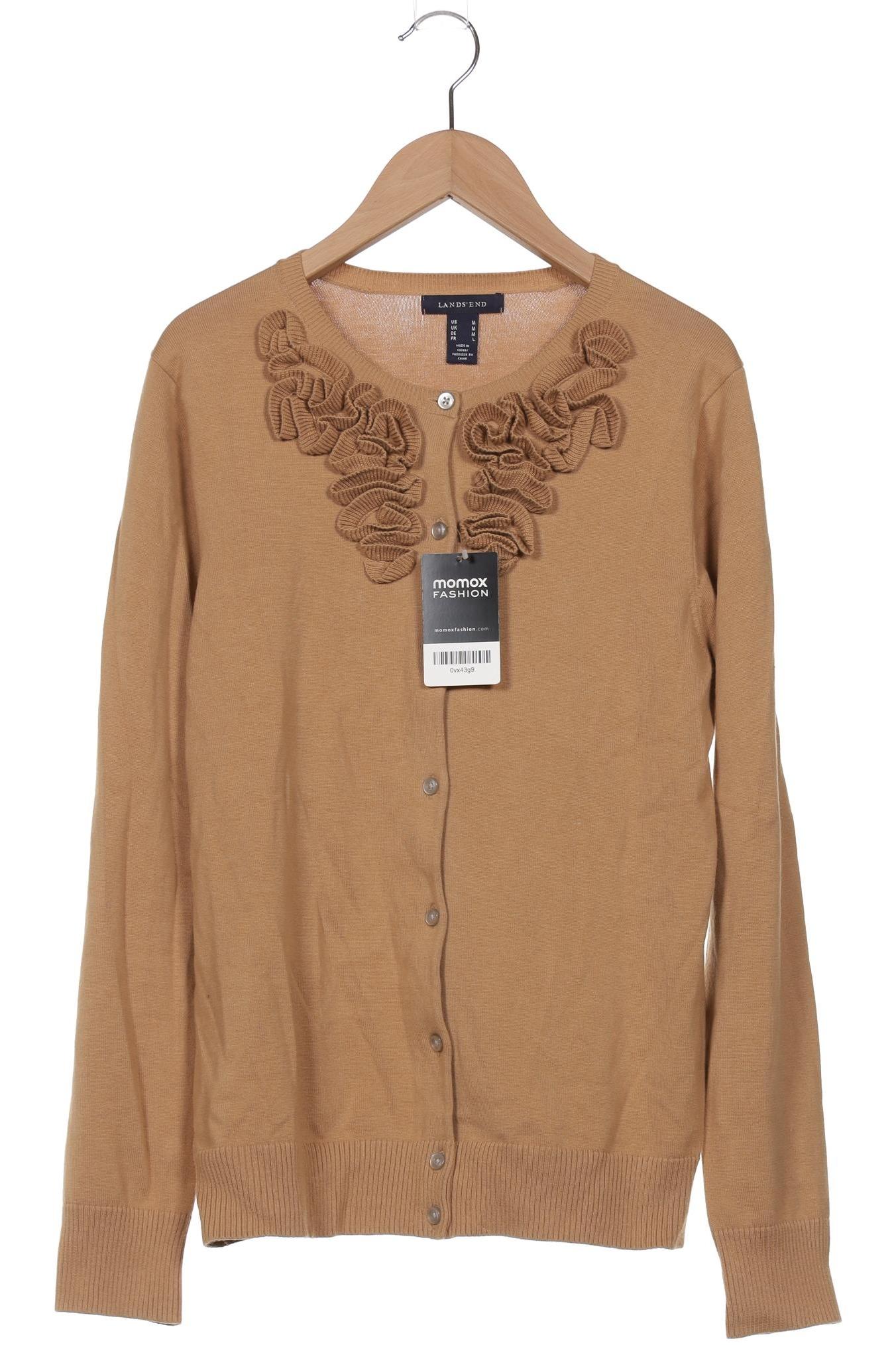 

Lands End Damen Strickjacke, beige, Gr. 38