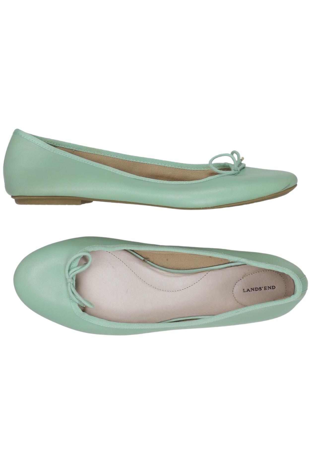 

Lands End Damen Ballerinas, türkis, Gr. 39