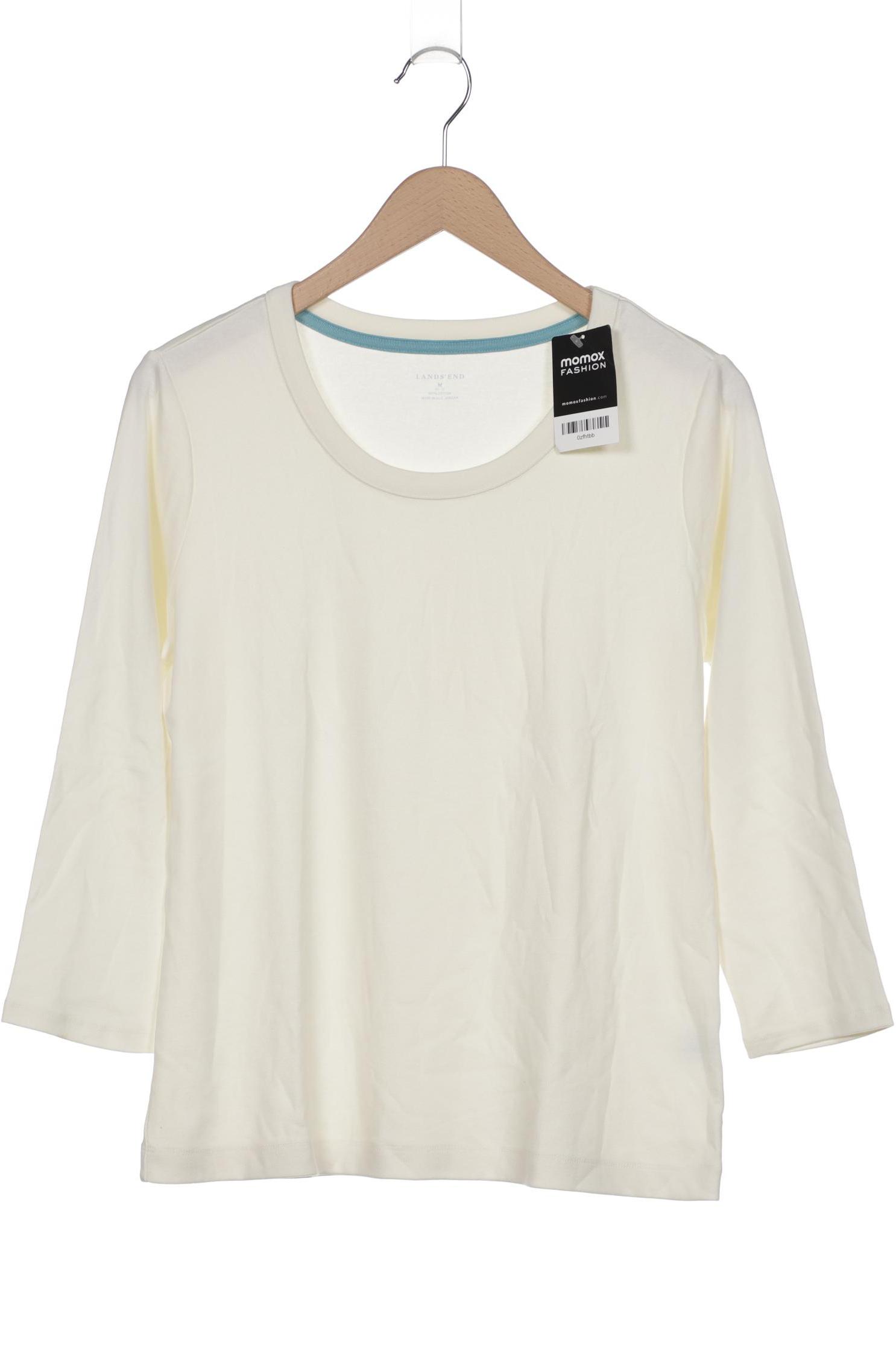 

Lands End Damen Langarmshirt, cremeweiß, Gr. 38