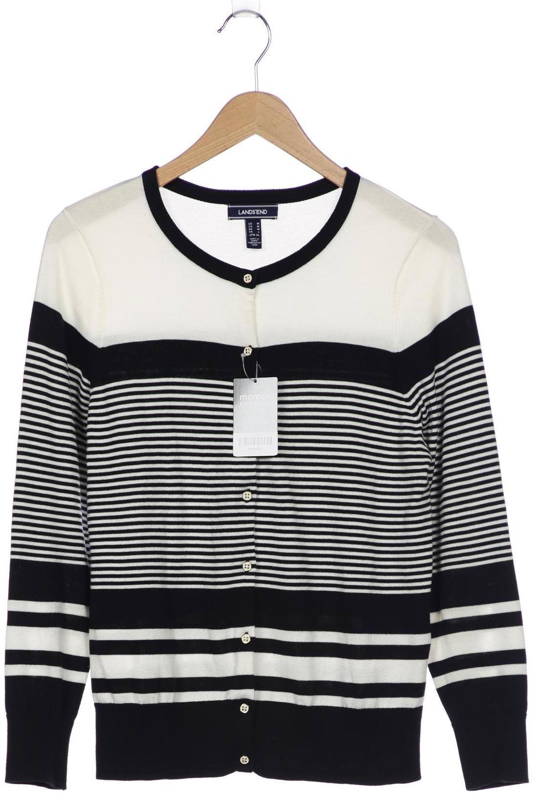 

Lands´End Damen Strickjacke, schwarz