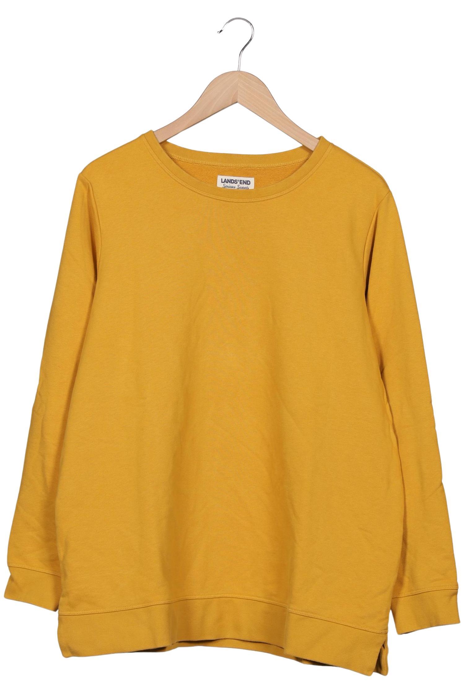 

Lands End Damen Sweatshirt, gelb, Gr. 42