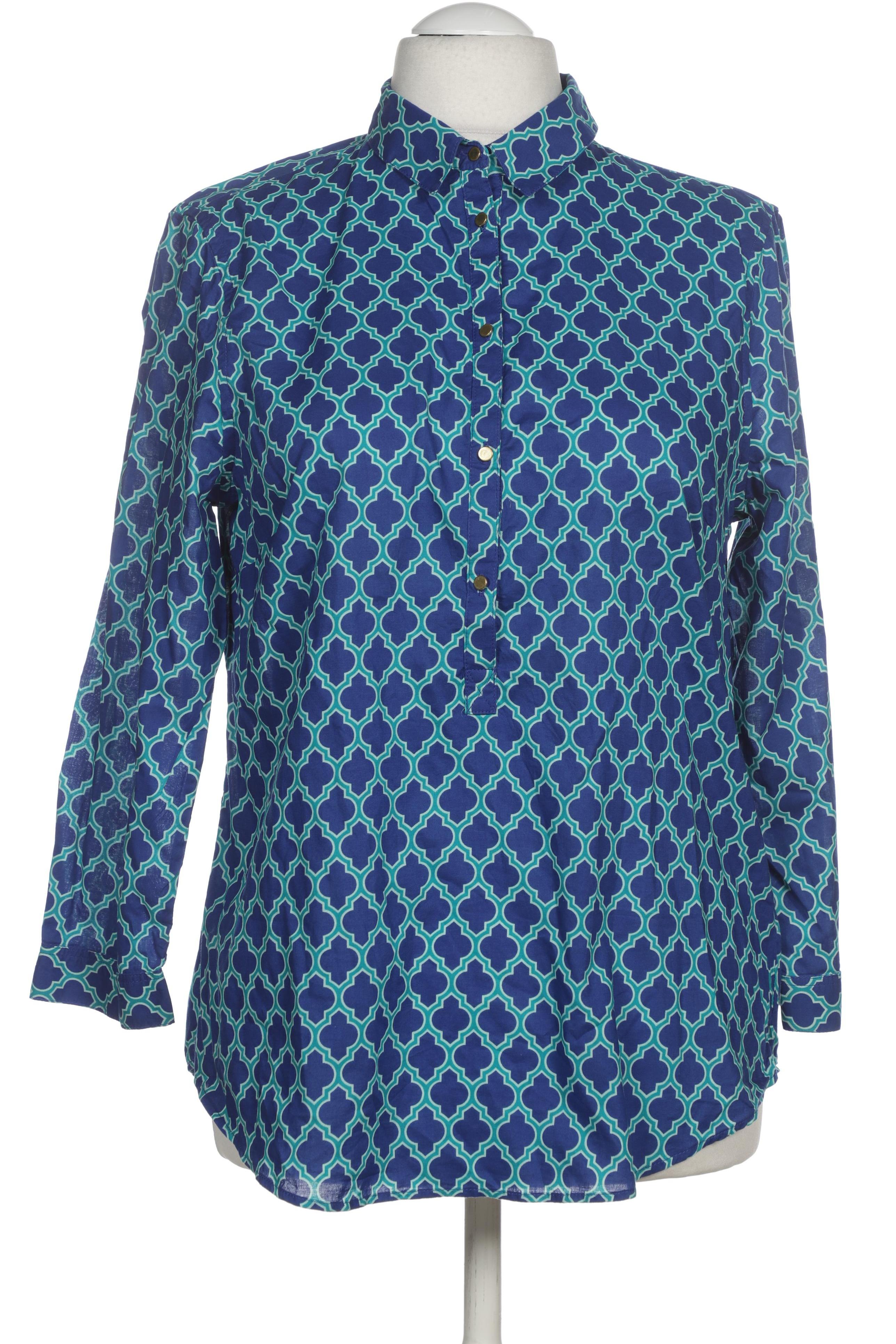 

Lands End Damen Bluse, blau, Gr. 42