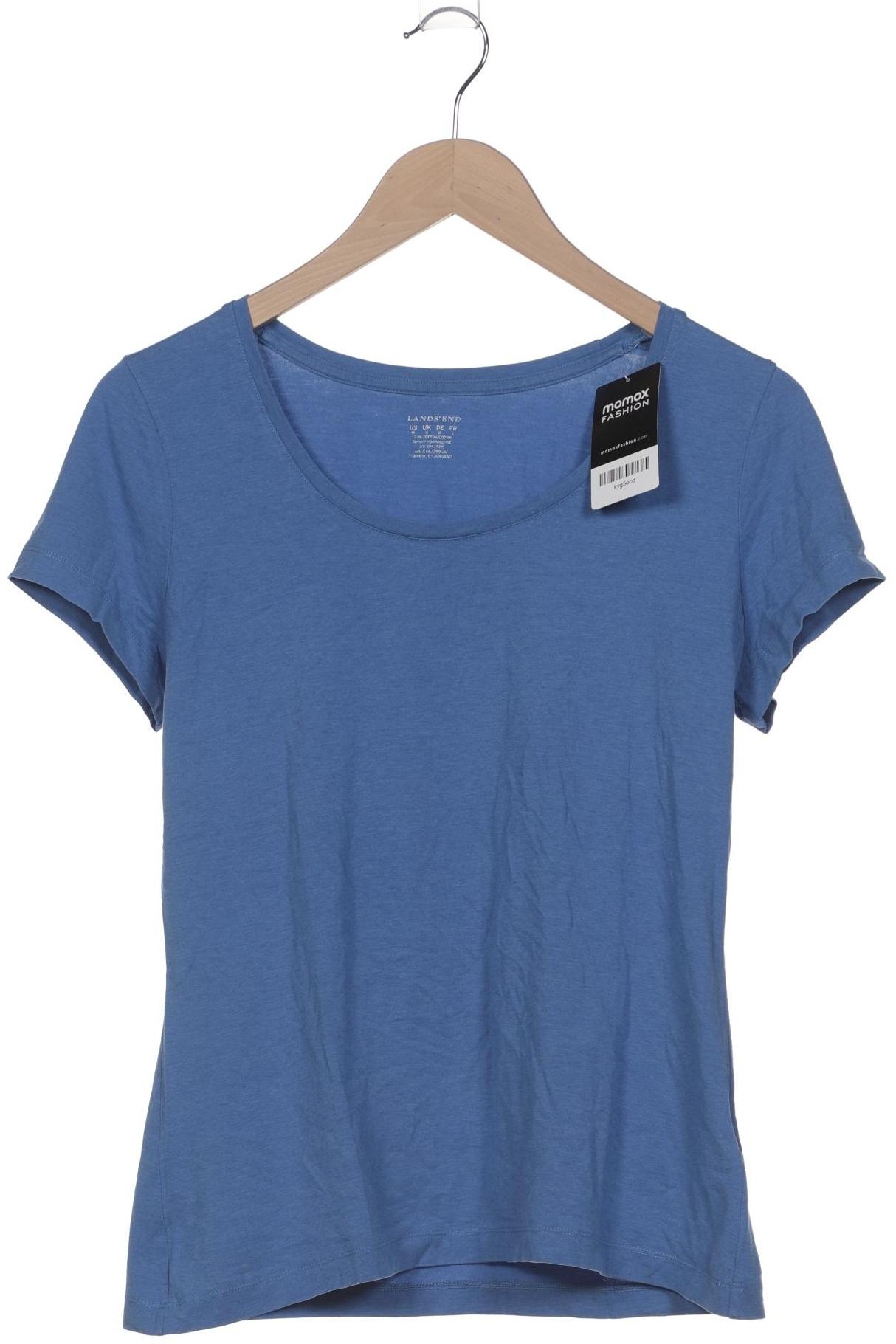 

Lands End Damen T-Shirt, blau, Gr. 38