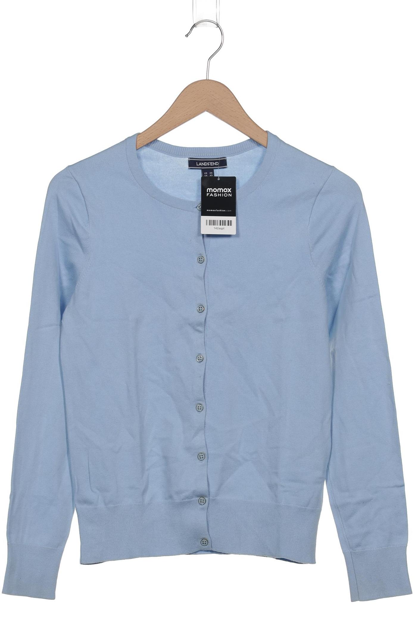

Lands End Damen Strickjacke, hellblau, Gr. 34
