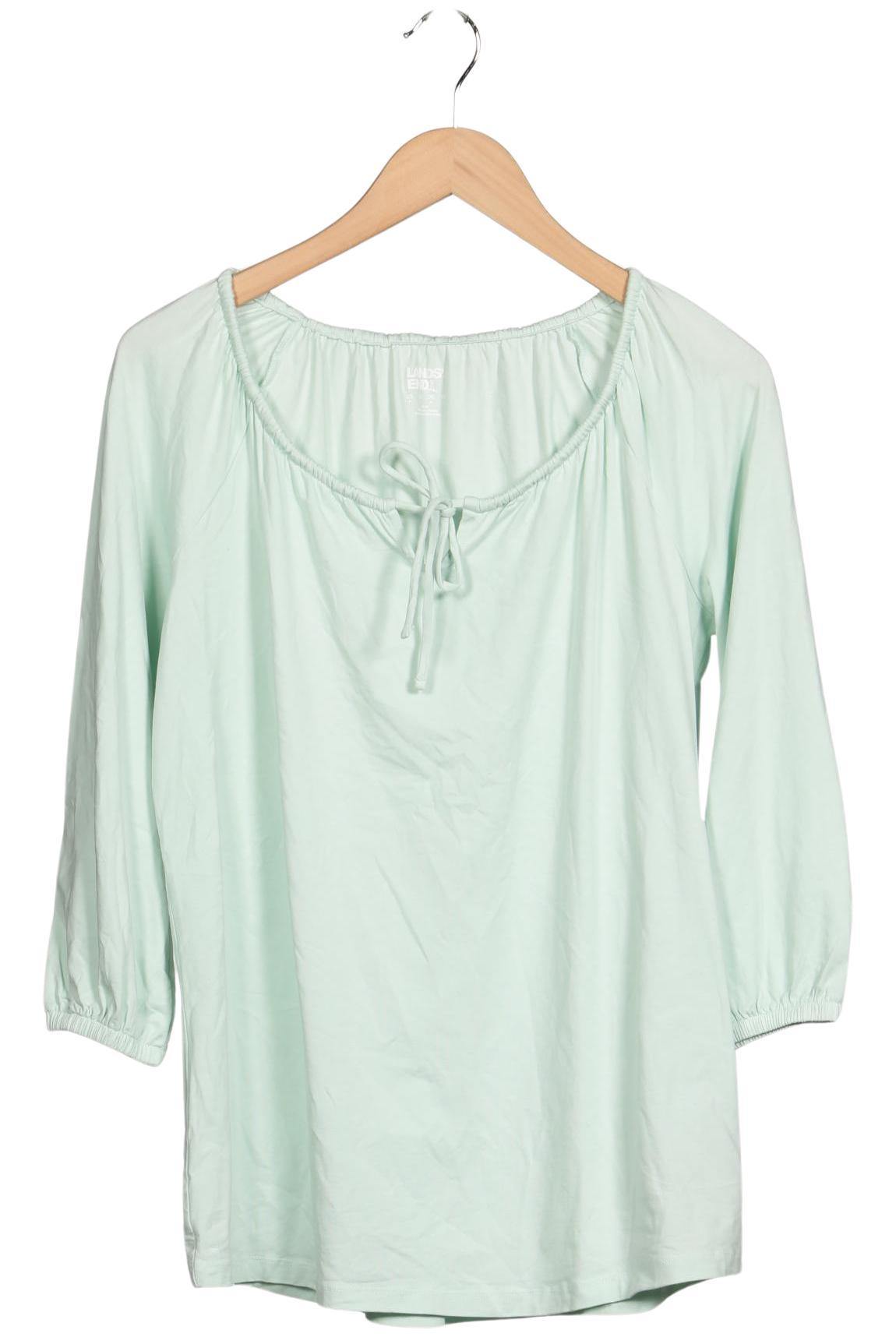 

Lands End Damen Langarmshirt, hellgrün, Gr. 38
