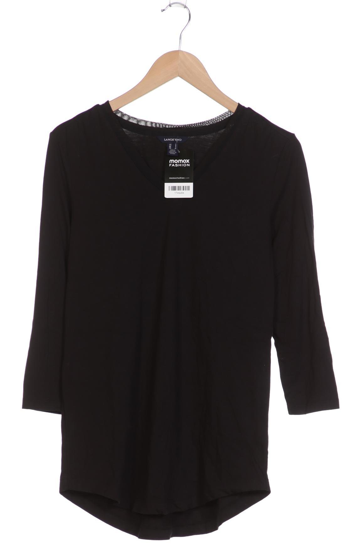 

Lands End Damen Langarmshirt, schwarz, Gr. 36
