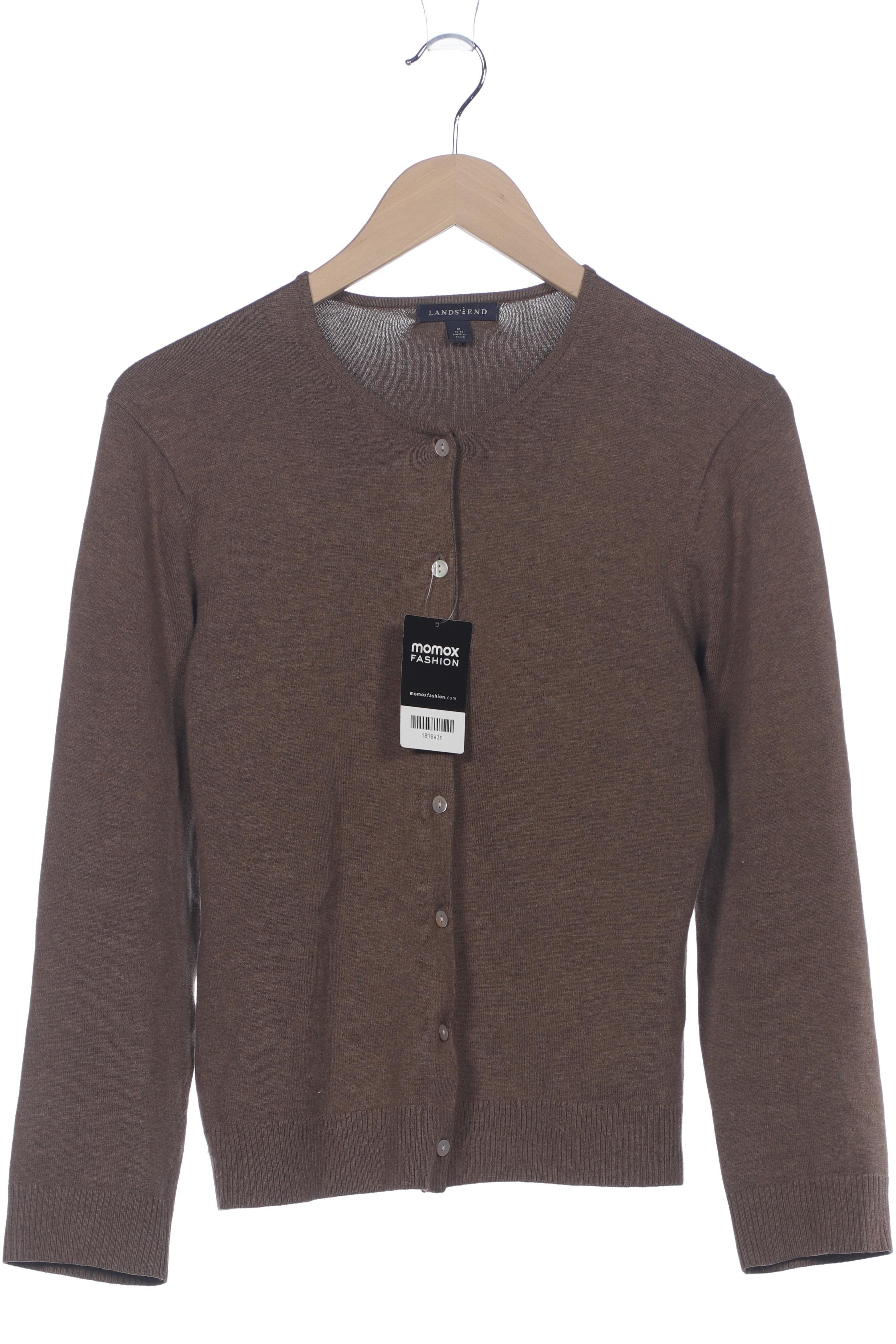 

Lands End Damen Strickjacke, braun, Gr. 38