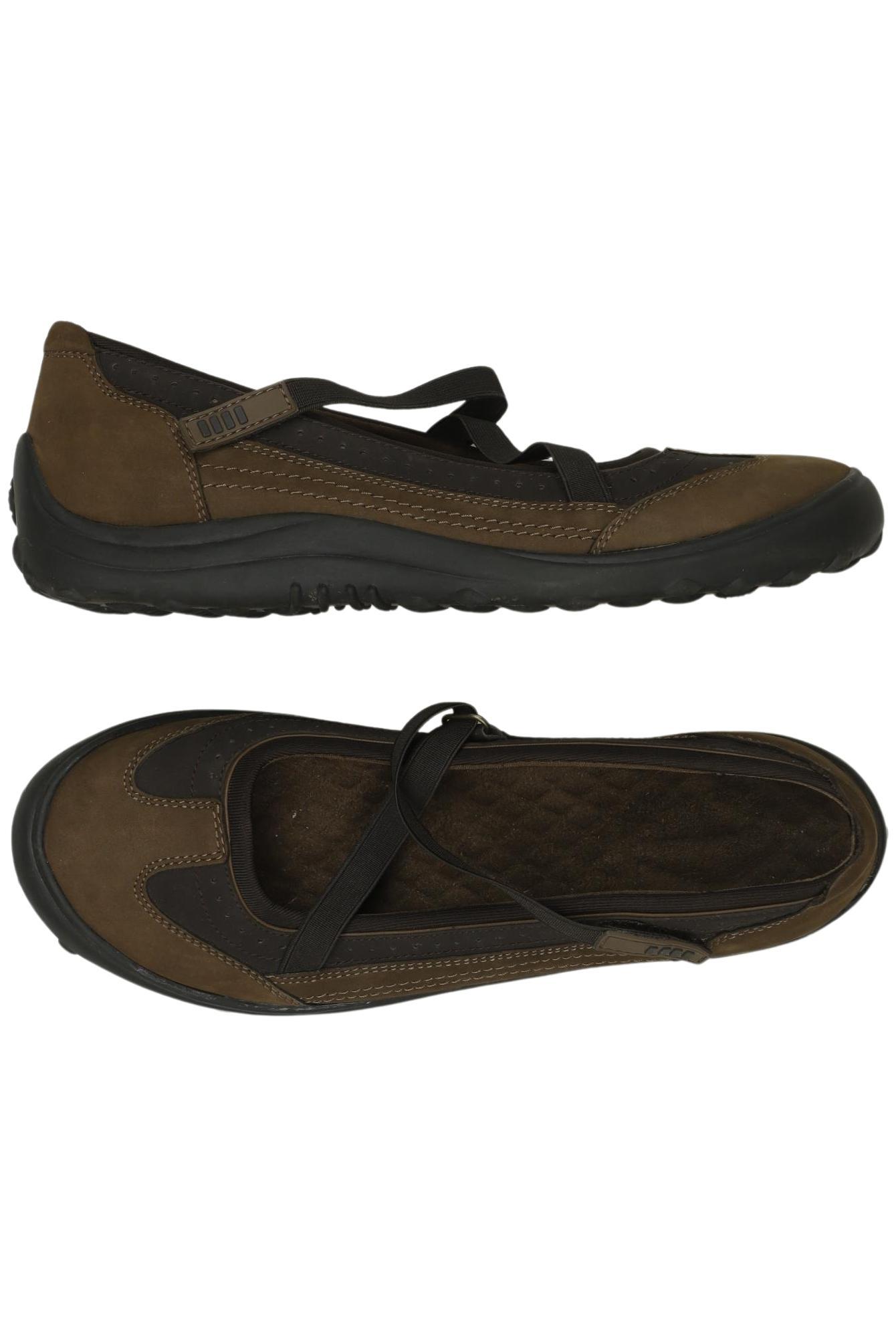 

Lands End Damen Ballerinas, braun, Gr. 8.5